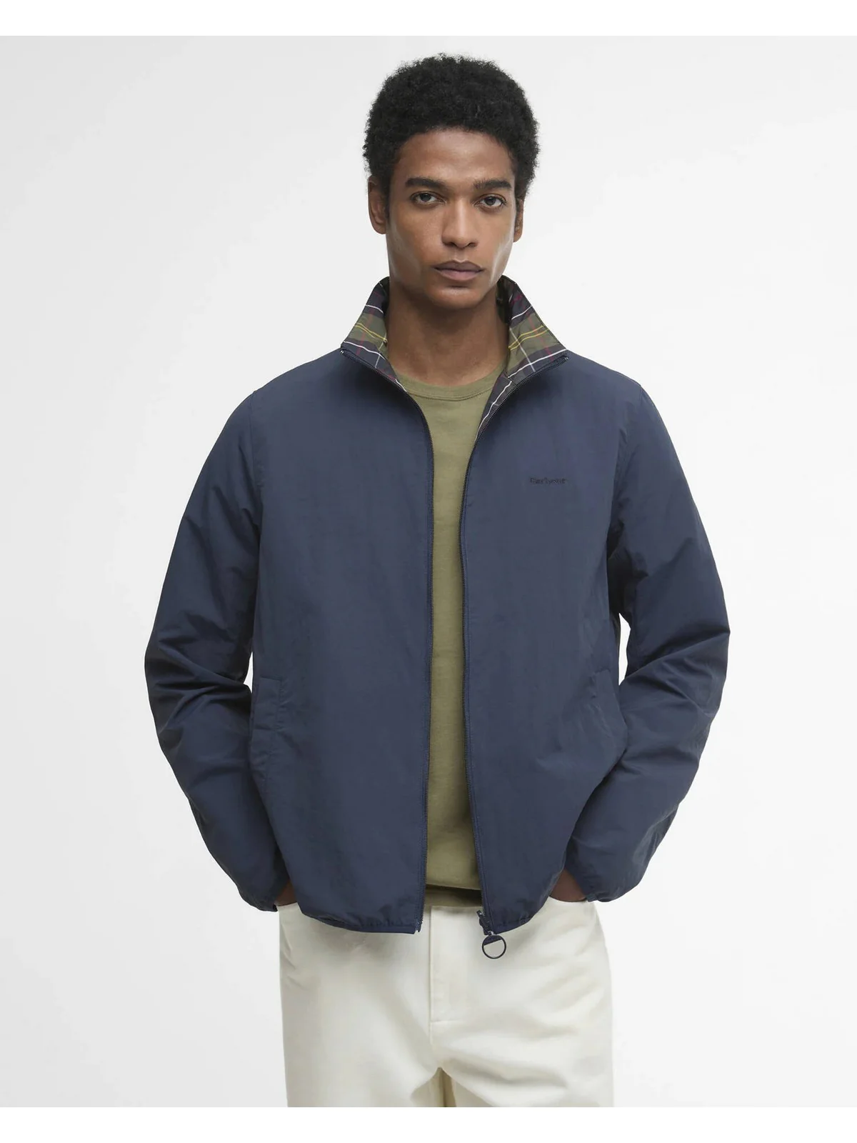 BARBOUR Giubbino Uomo REVERSIBLE KORBEL SHWRPRF JKT MSP0188 NY71 NAVY - Image 7