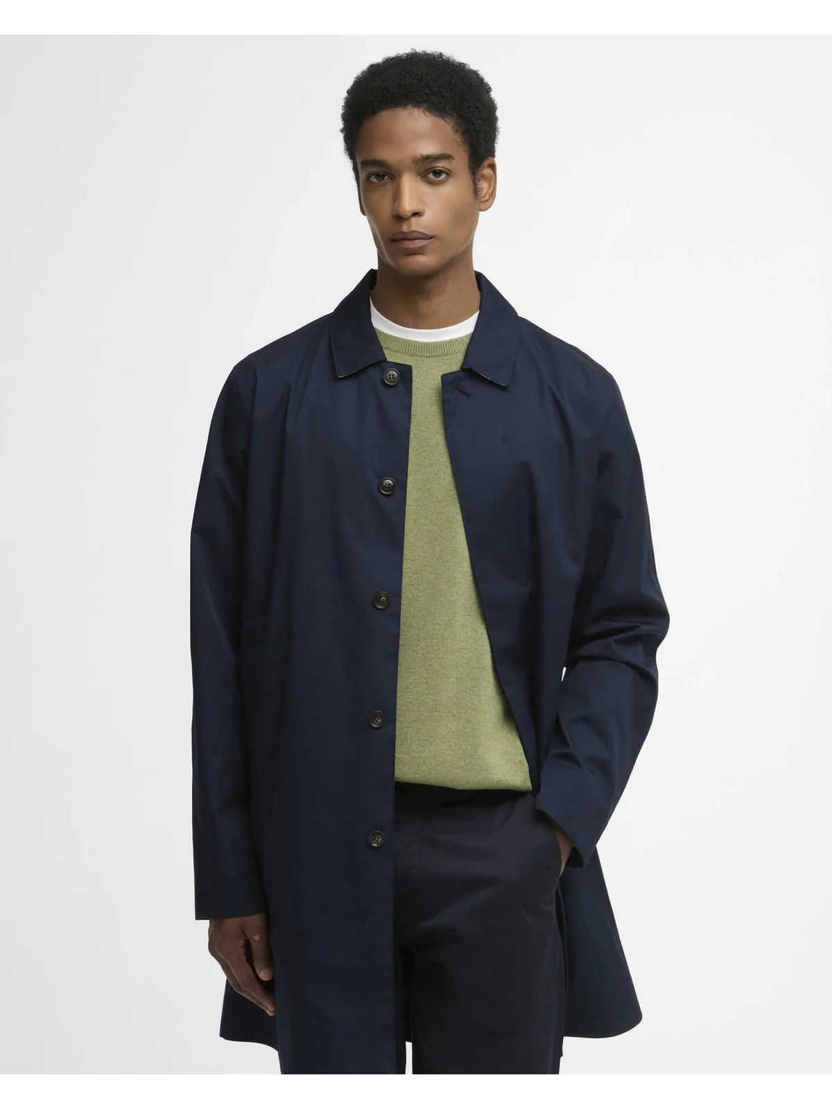 BARBOUR Giubbino Uomo ROKIG JACKET MWB0856 NY75 NAVY/HIGHLAND LAKE - Image 5