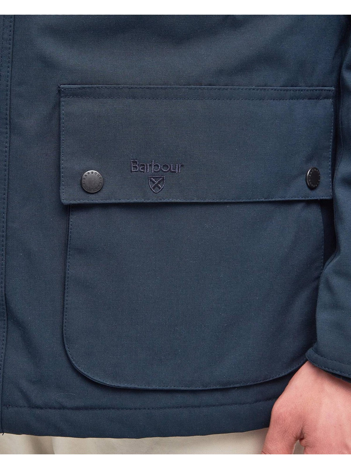 BARBOUR Giubbino Uomo WINTER ASHBY MWB1001 NY51 NAVY - Image 2