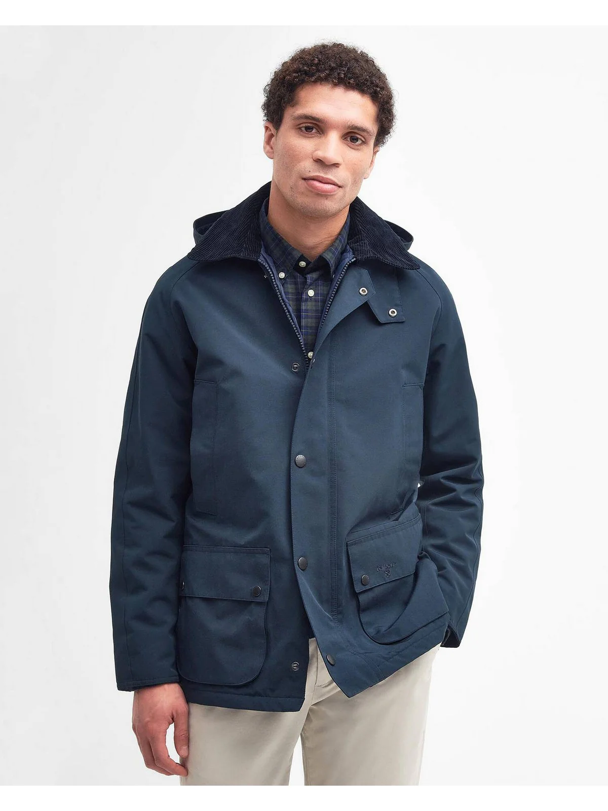 BARBOUR Giubbino Uomo WINTER ASHBY MWB1001 NY51 NAVY - Image 7