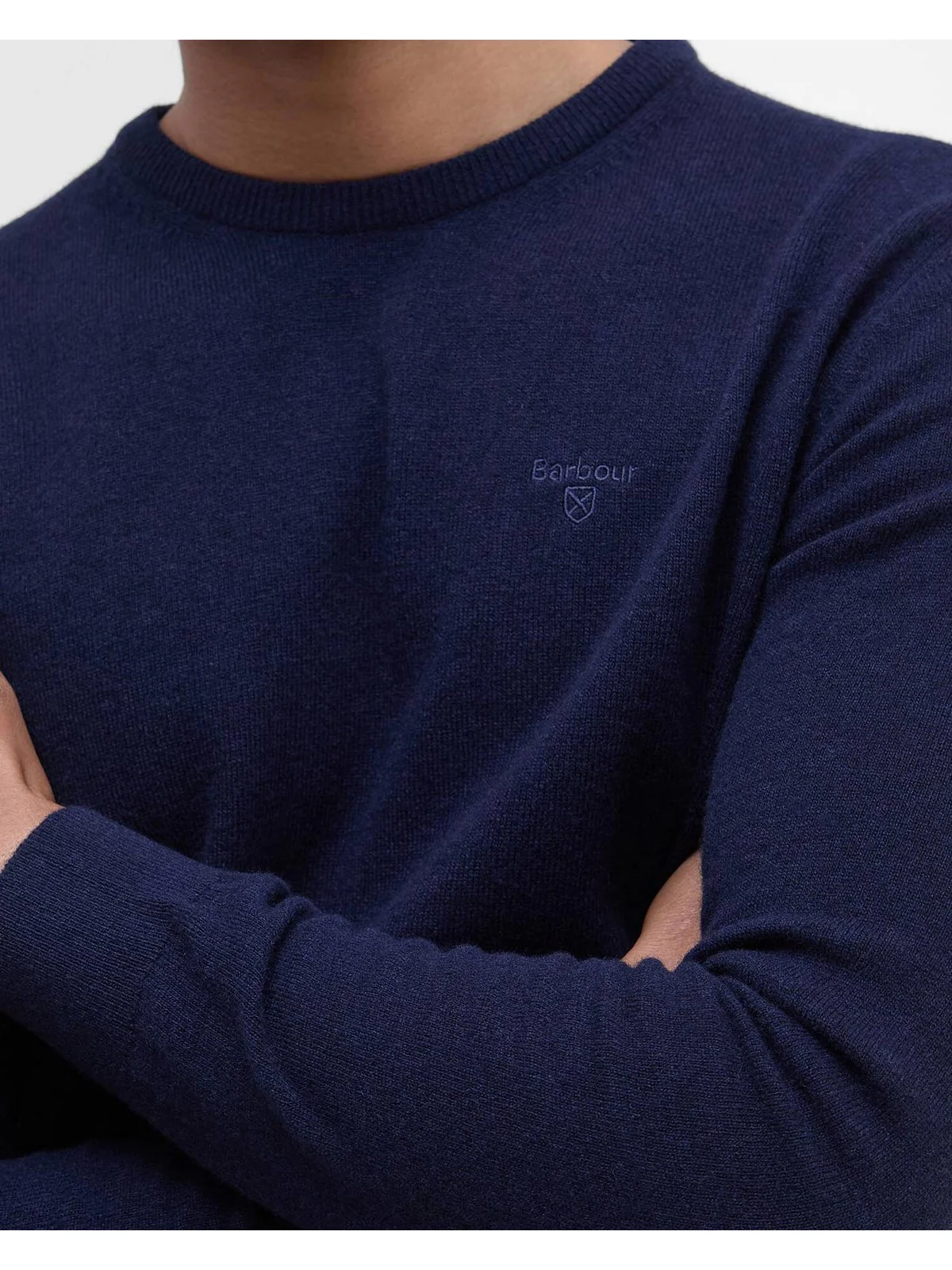 BARBOUR Maglione Uomo ESSENTIAL L MKN0345 NY71 NAVY - Image 2