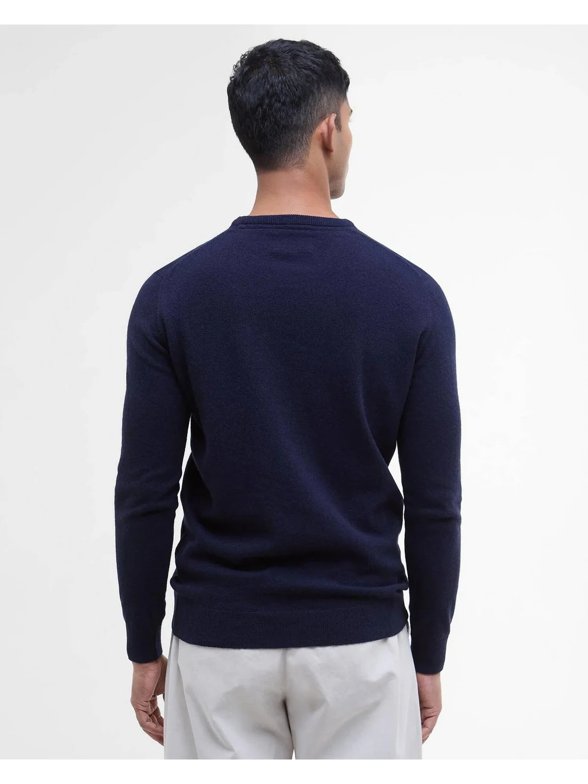BARBOUR Maglione Uomo ESSENTIAL L MKN0345 NY71 NAVY - Image 3
