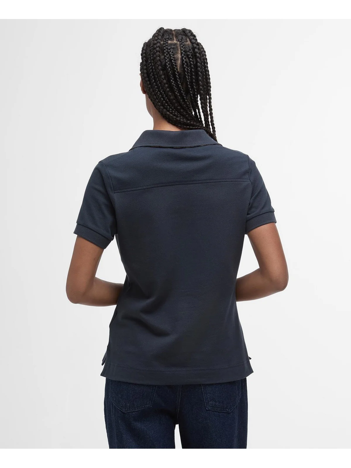 BARBOUR Polo Donna  LML0634 NY16 Blu - Image 3