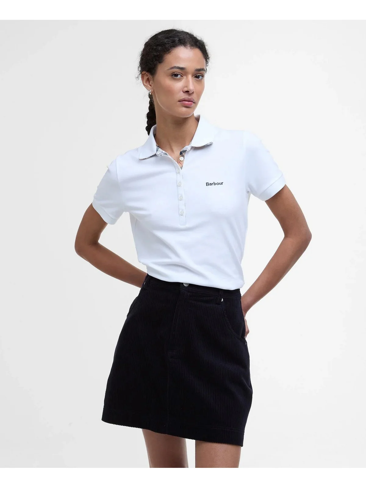 BARBOUR Polo Donna  LML0634 WH33 Bianco - Image 2
