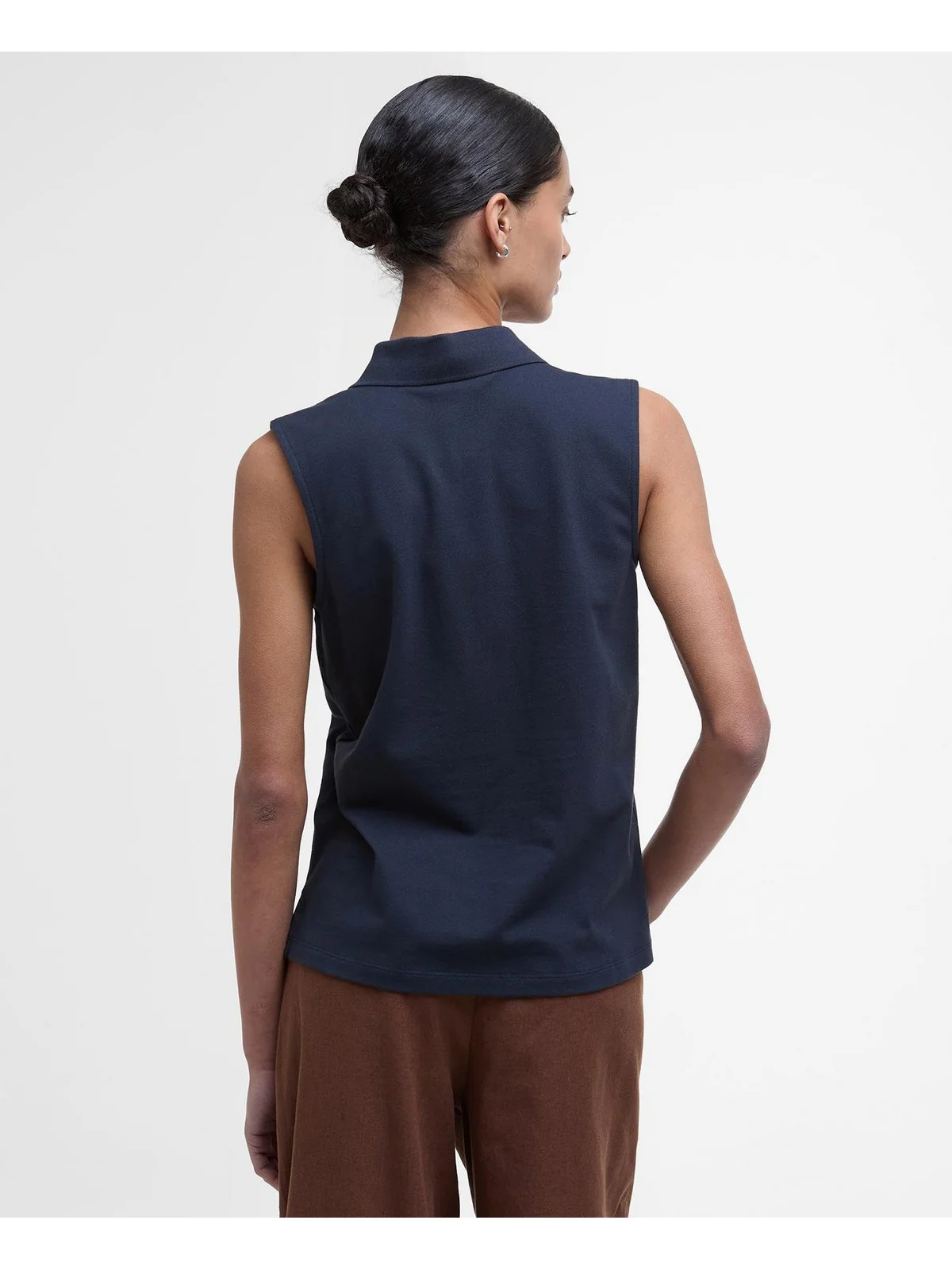 BARBOUR Polo Donna  LML0888 NY73 Blu - Image 3