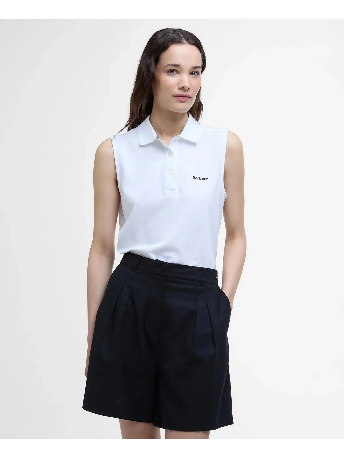 BARBOUR Polo Donna  LML0888 WH11 Bianco - Image 2