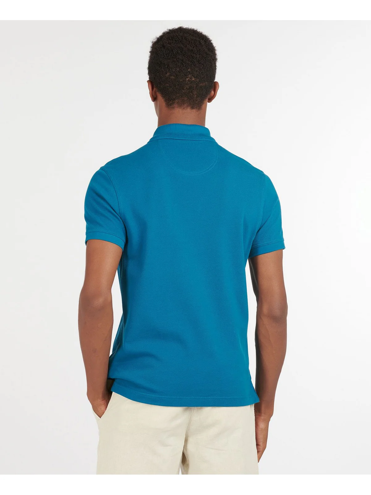 BARBOUR Polo Uomo  MML0012 AQ72 Blu - Image 4