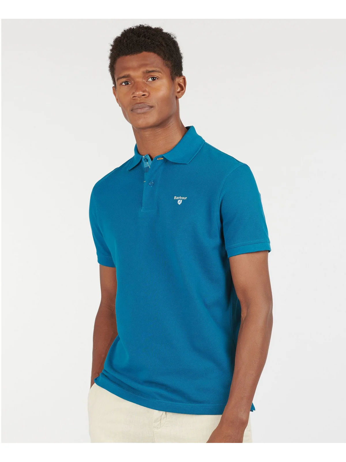 BARBOUR Polo Uomo  MML0012 AQ72 Blu - Image 5