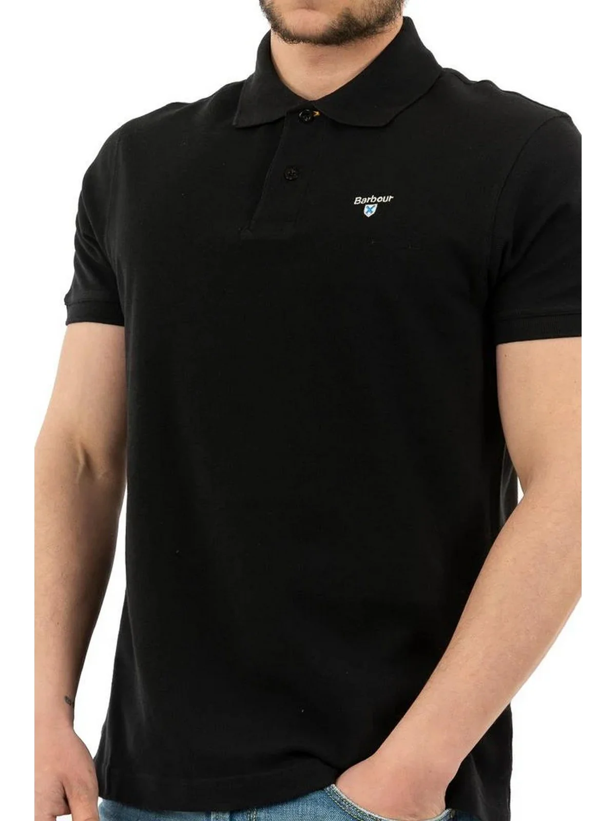 BARBOUR Polo Uomo  MML0012 BK31 Nero - Image 2
