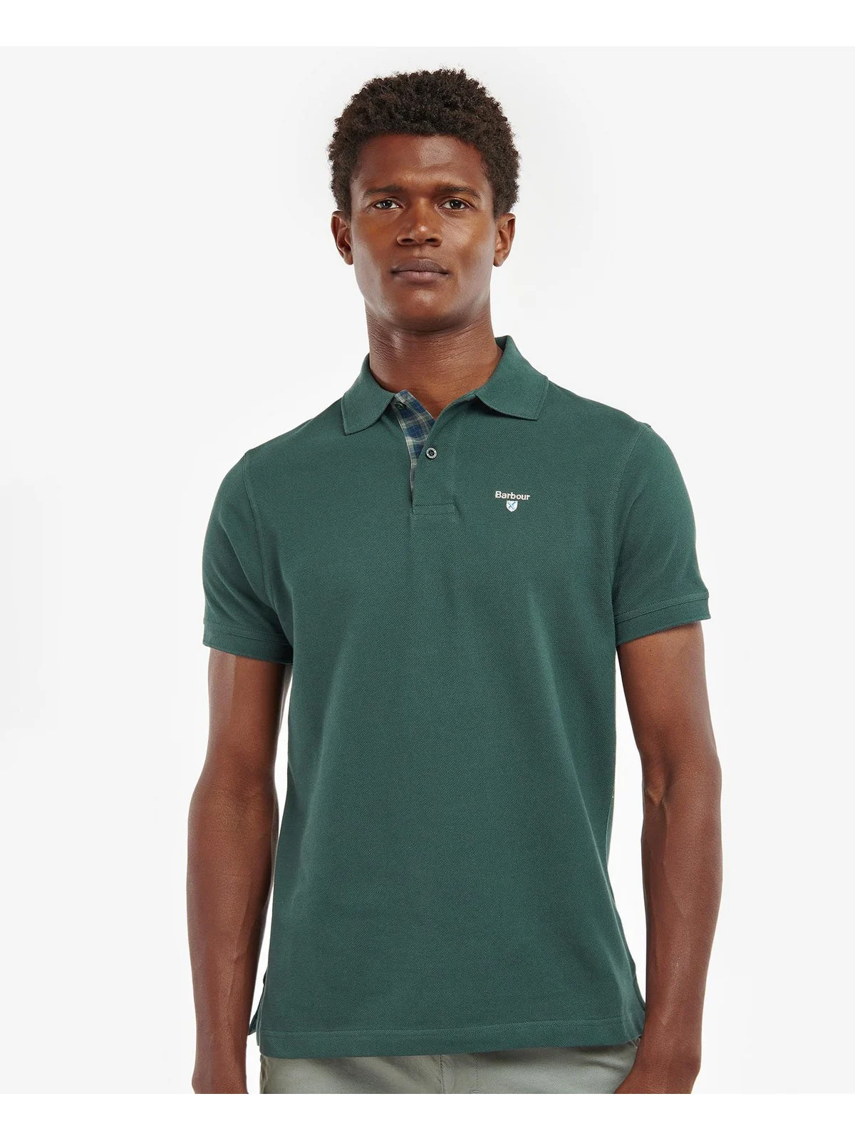 BARBOUR Polo Uomo  MML0012 GN89 GREEN GABLES - Image 5