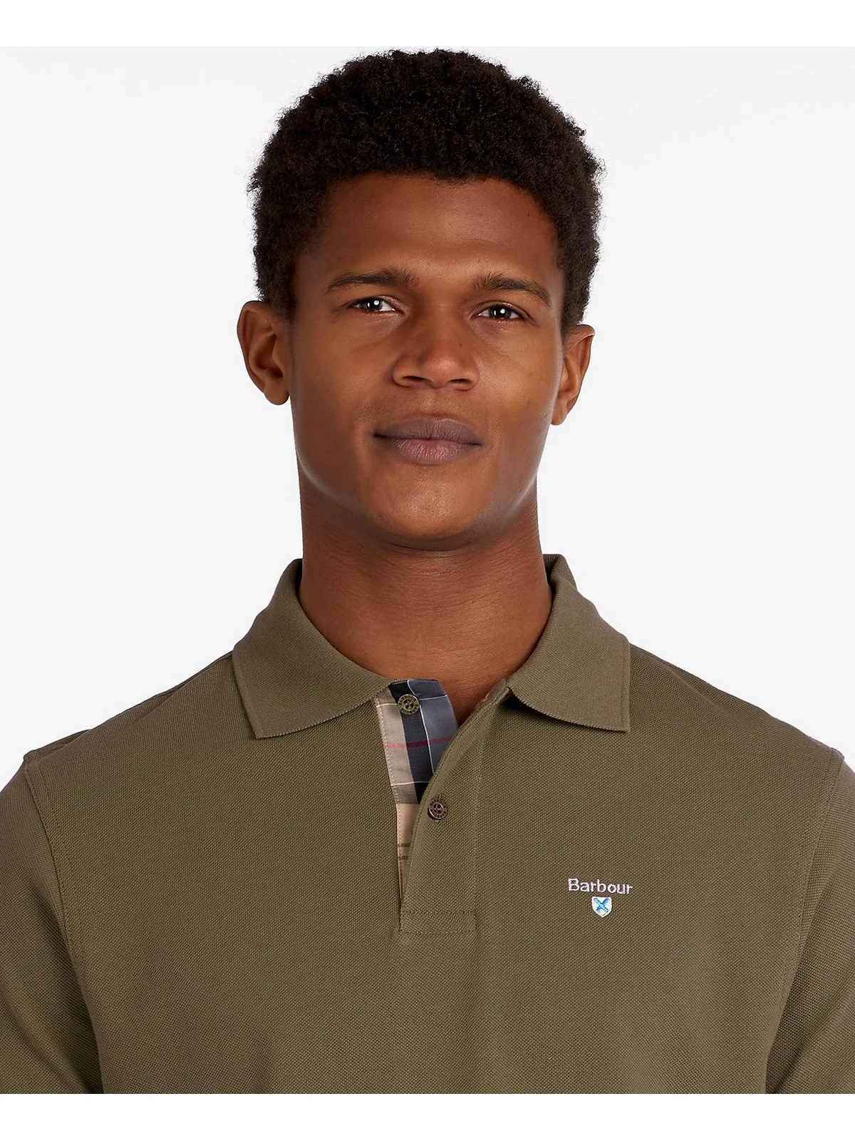 BARBOUR Polo Uomo  MML0012 OL51 Verde - Image 3