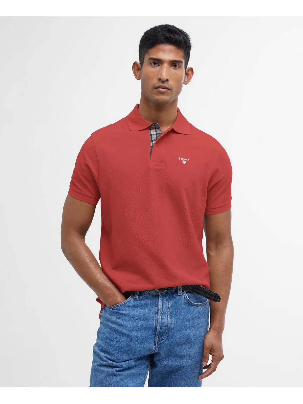 BARBOUR Polo Uomo  MML0012 RE25 Rosso - Image 4