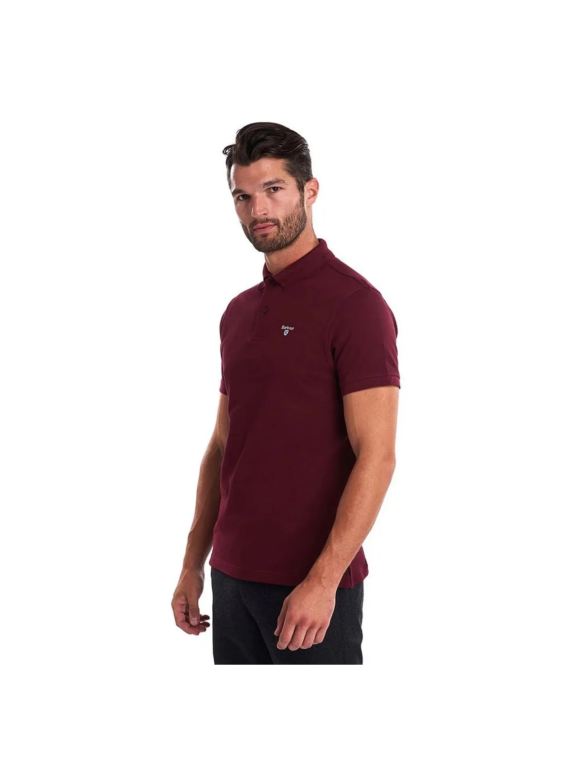 BARBOUR Polo Uomo  MML0012 RE53 Rosso - Image 2