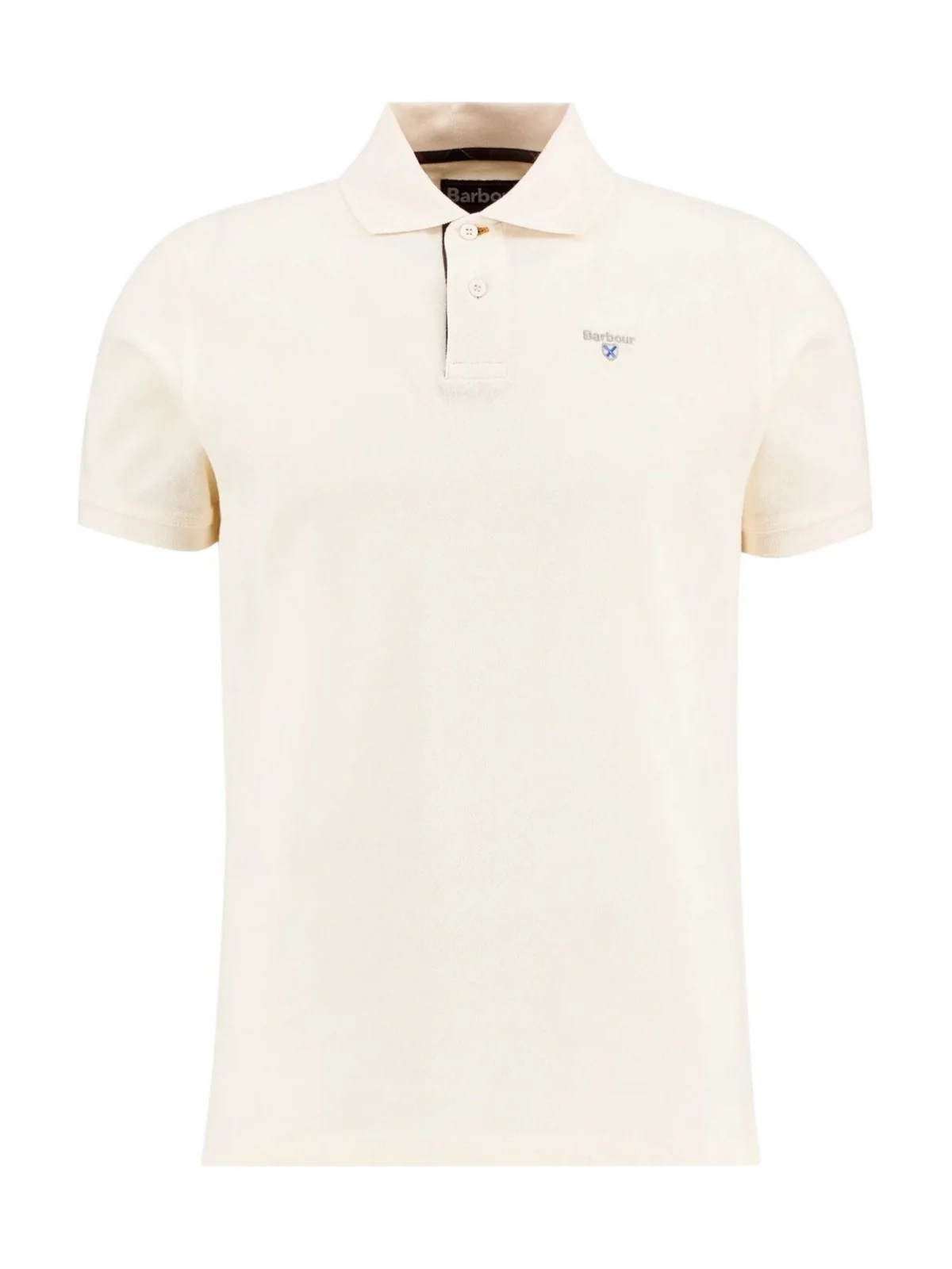 BARBOUR Polo Uomo MML0012 WH71 WHISPER WHITE/CLASSIC