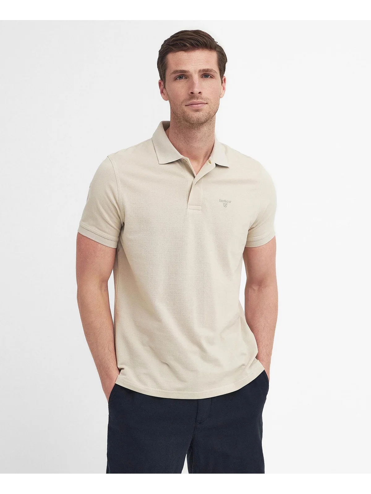 BARBOUR Polo Uomo  MML1367 BE12 Beige - Image 4
