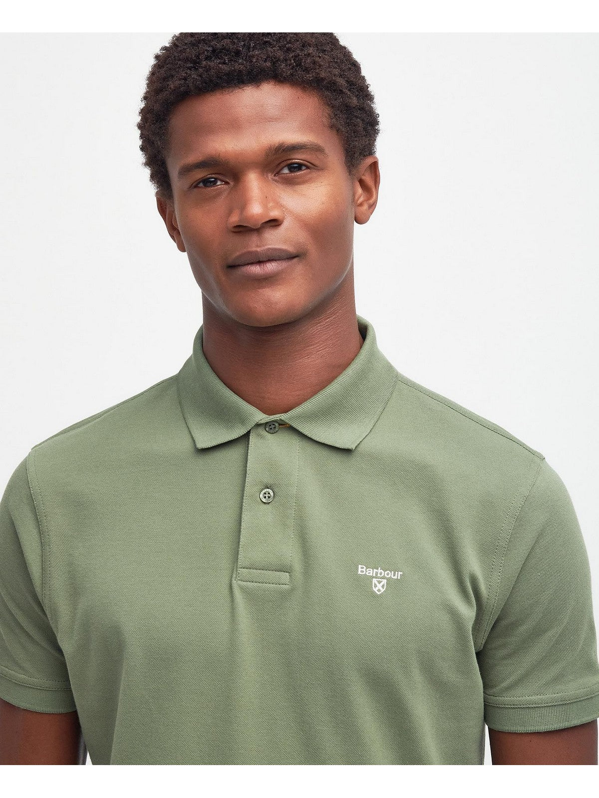 BARBOUR Polo Uomo  MML1367 OL39 Verde - Image 4