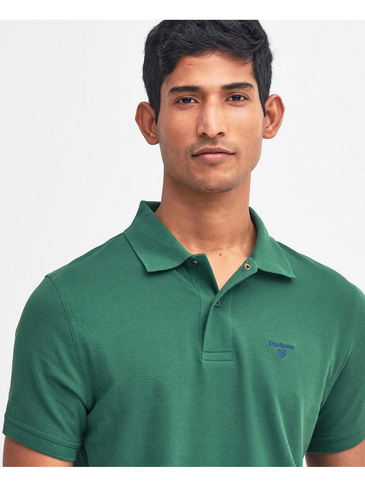 BARBOUR Polo Uomo  MML1367 OL72 Verde - Image 2
