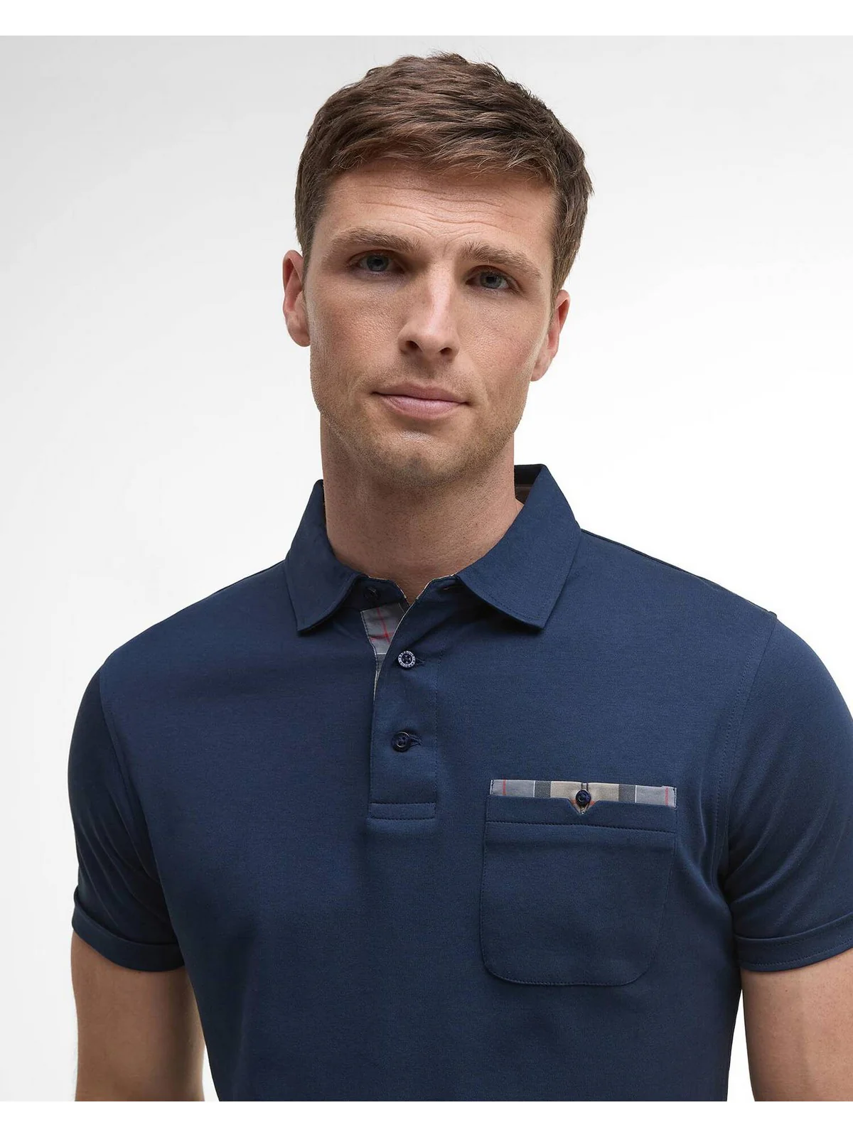 BARBOUR Polo Uomo PREMIUM CORPATCH TAILORED POLO MML1496 NY91 NAVY - Image 2