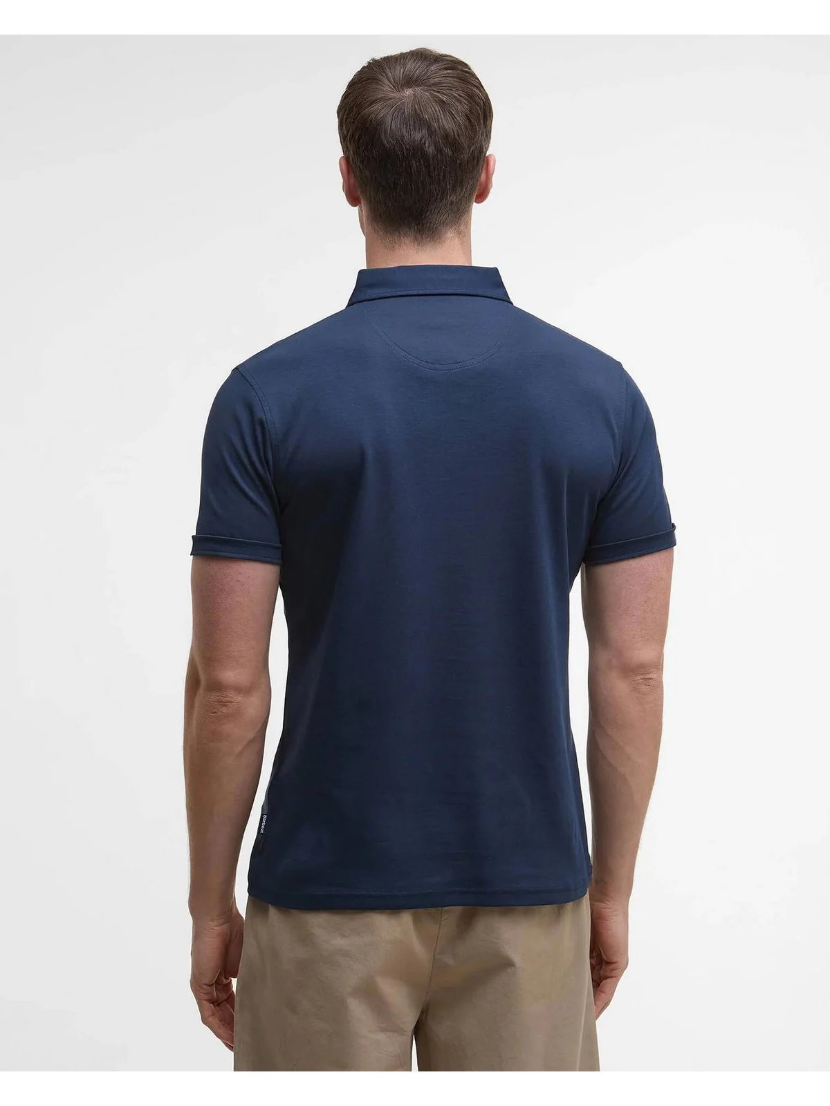 BARBOUR Polo Uomo PREMIUM CORPATCH TAILORED POLO MML1496 NY91 NAVY - Image 3