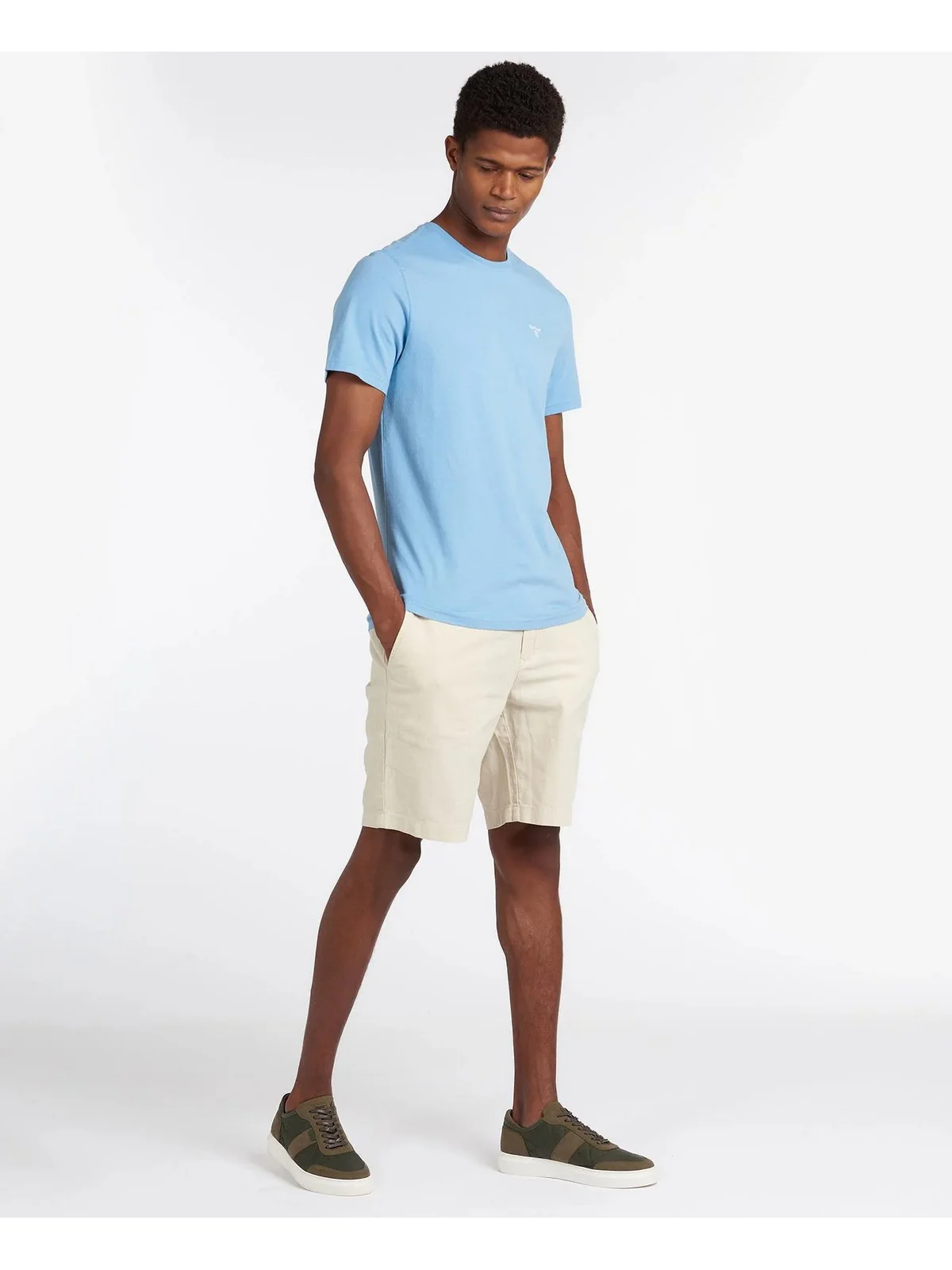 BARBOUR T-shirt Uomo  MTS0331 BL33 Blu - Image 3