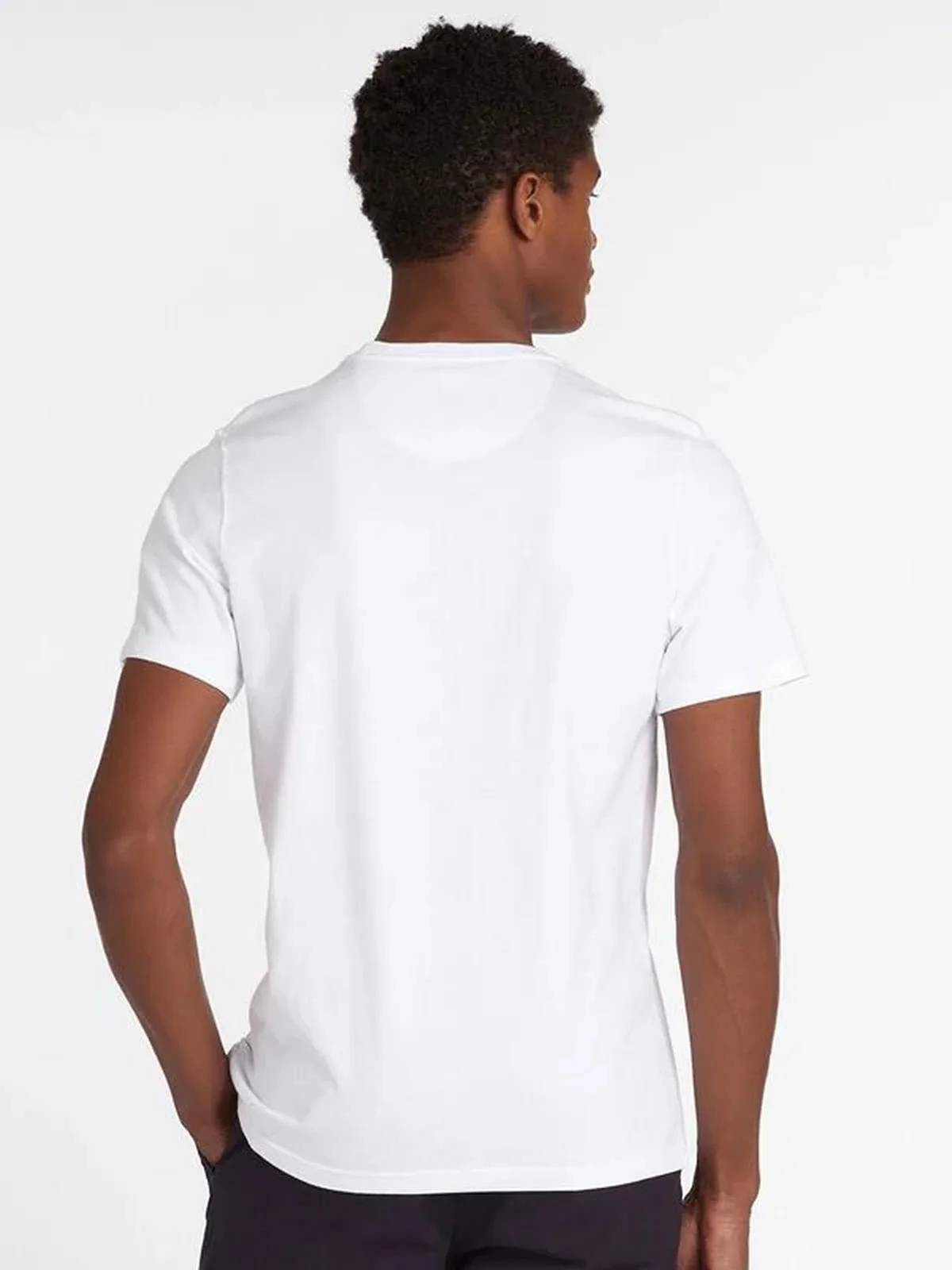 BARBOUR T-shirt Uomo MTS0331 WH11 Bianco - Image 3