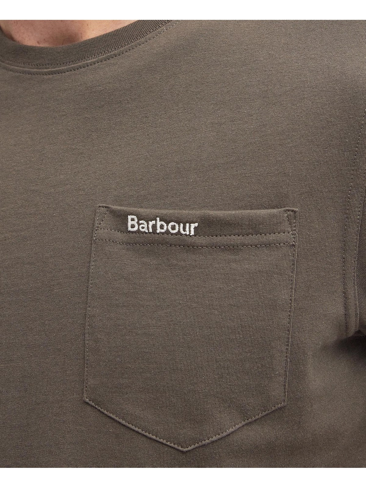 BARBOUR T-shirt Uomo  MTS1114 CH55 Verde - Image 2