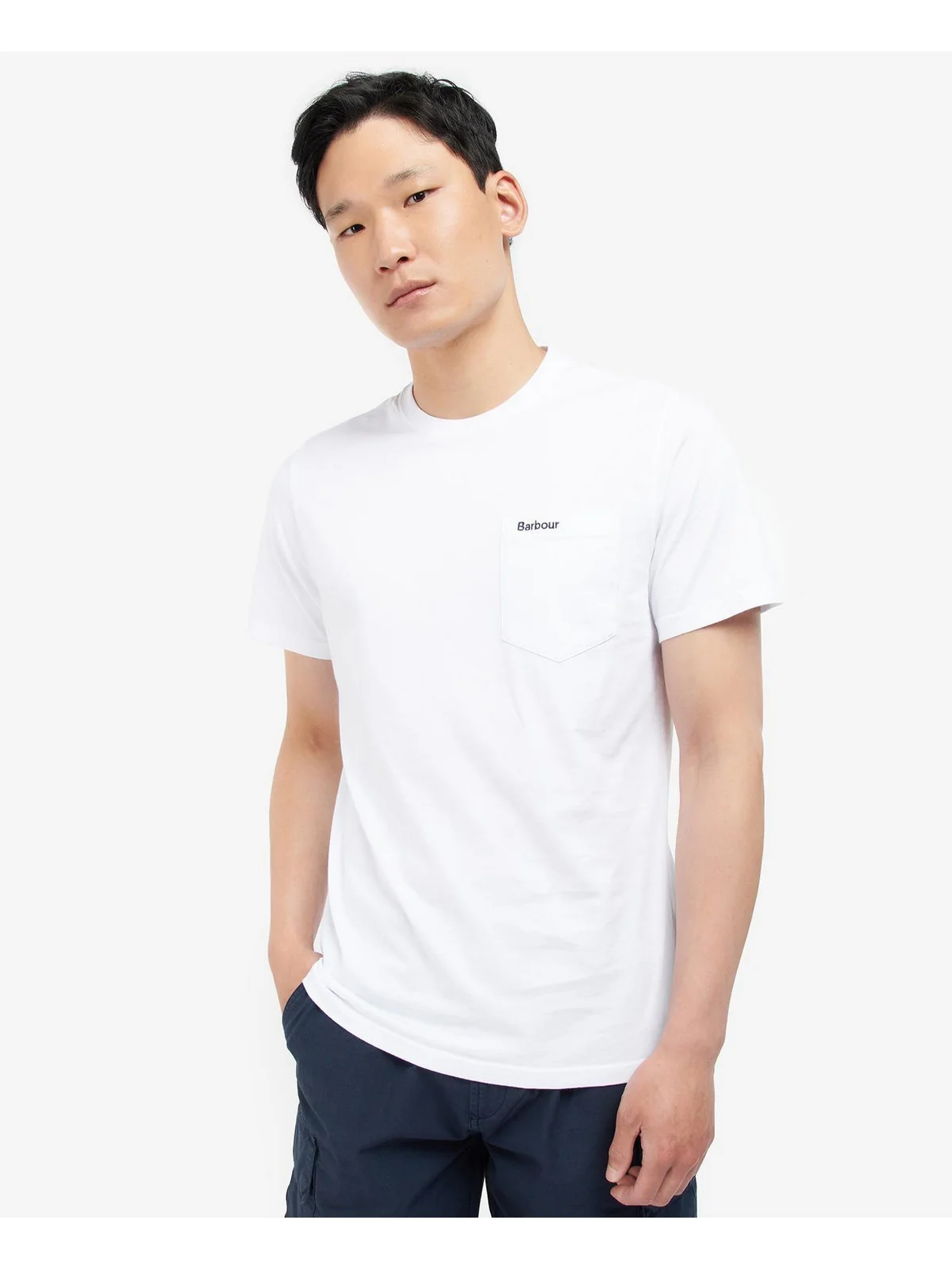 BARBOUR T-shirt Uomo  MTS1114 WH11 Bianco - Image 2