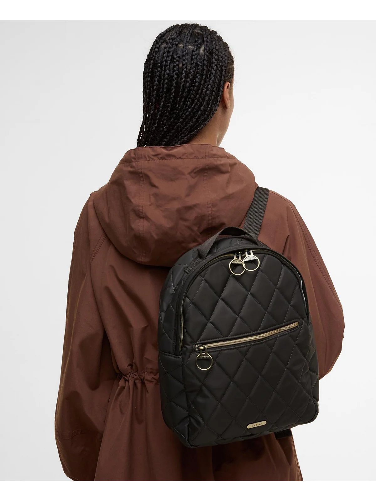 BARBOUR Zaino Donna QUILTED LBA0394 OL75 OLIVE - Image 2