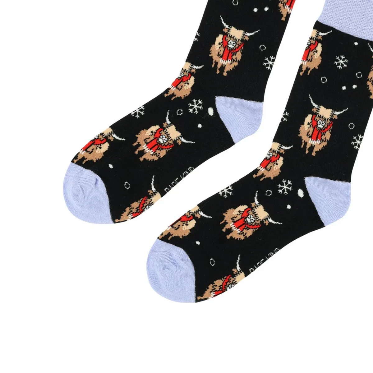 BARE KIND Calzini Unisex adulto  HIGHLAND COW NERO - Image 3