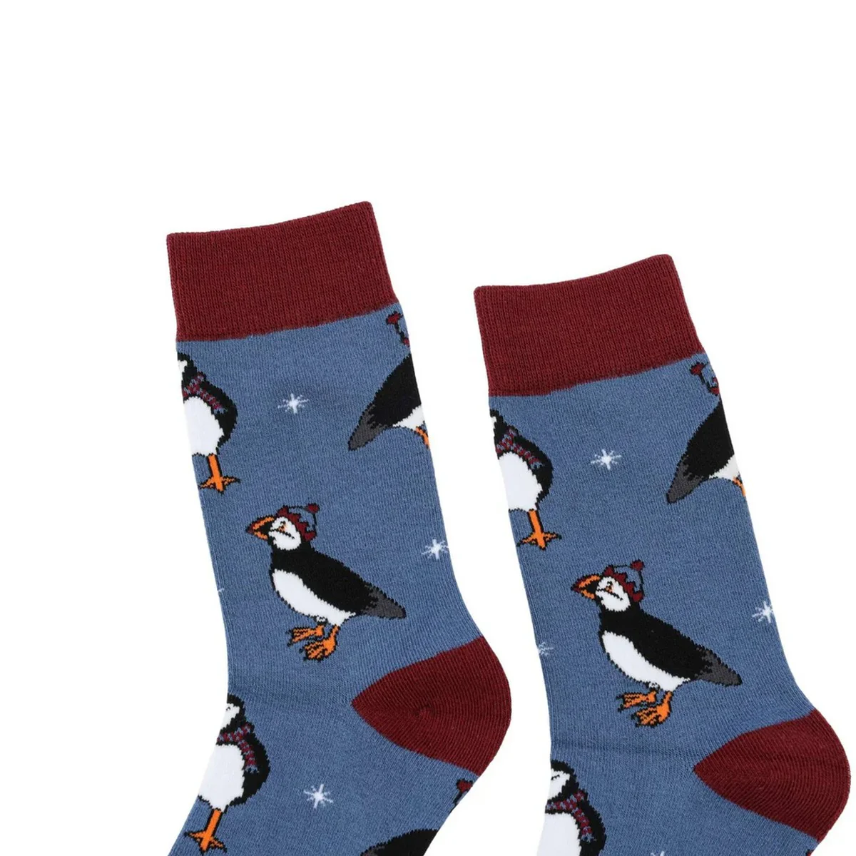 BARE KIND Calzini Unisex adulto  PUFFIN AVIO/BORDEAUX - Image 3