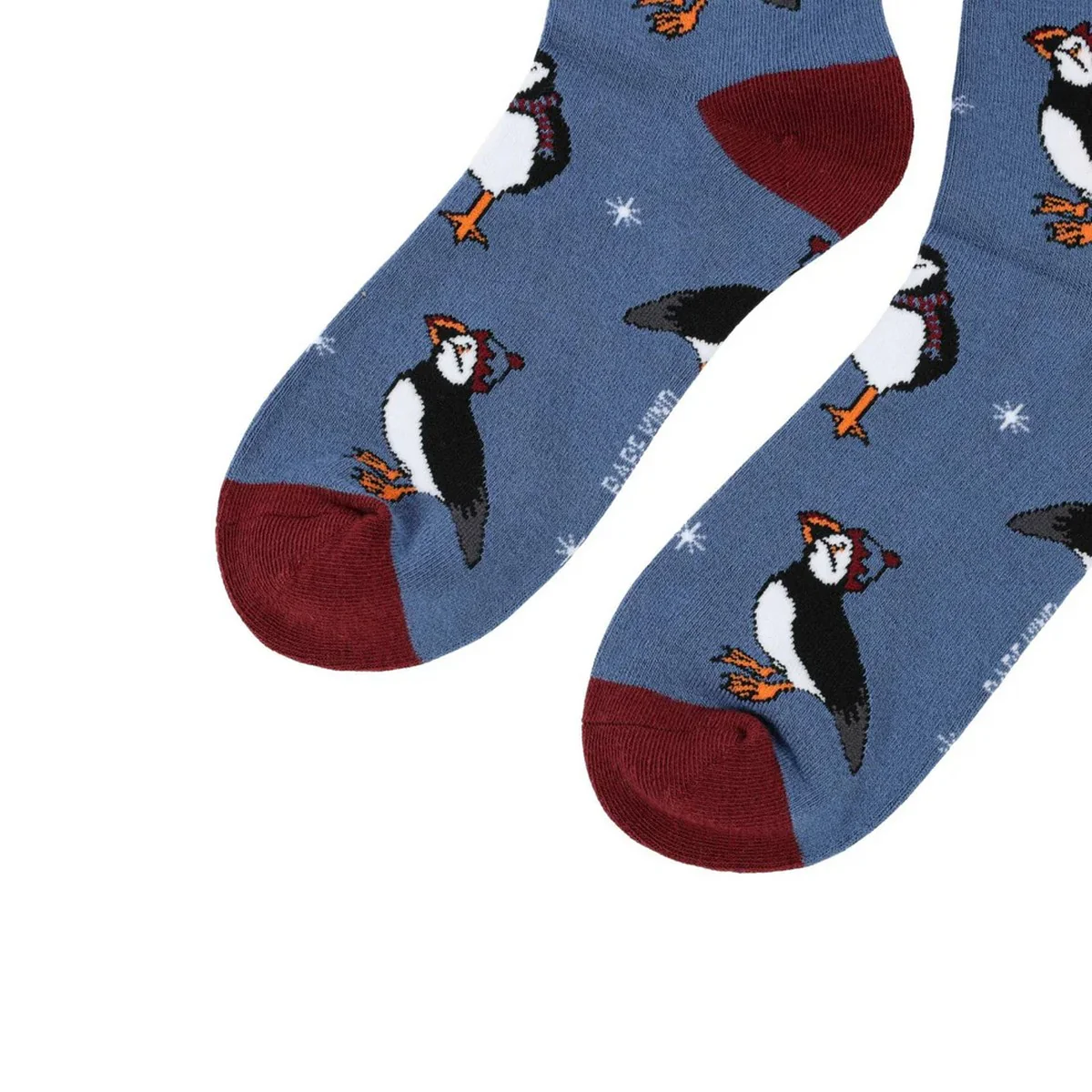 BARE KIND Calzini Unisex adulto  PUFFIN AVIO/BORDEAUX - Image 4