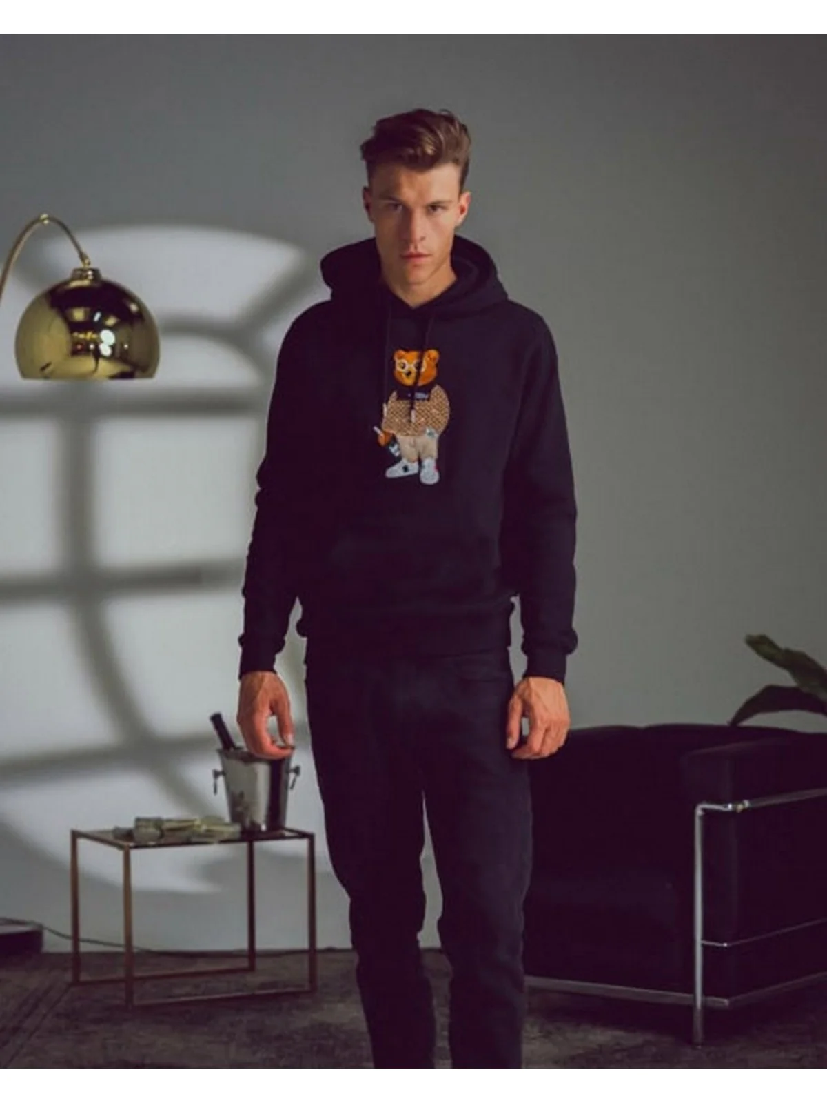 BARON FILOU Felpa Uomo  HOODIE FILOU CXVI Nero - Image 4