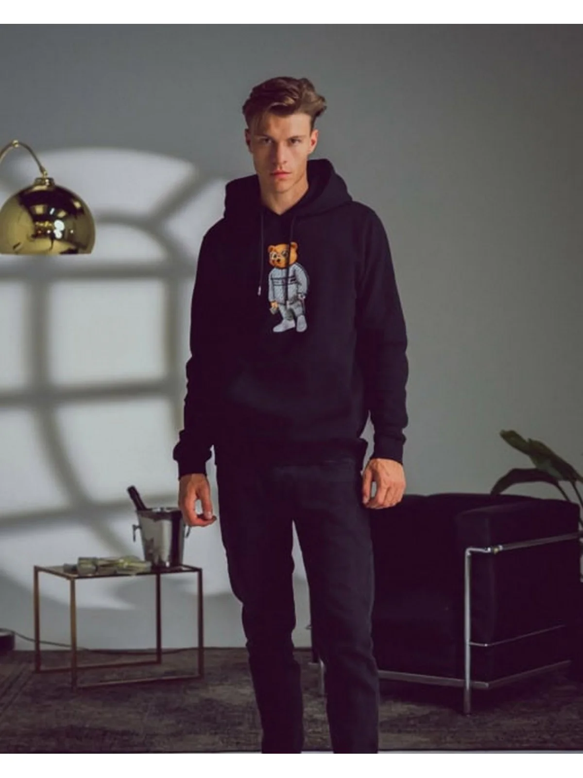 BARON FILOU Felpa Uomo  HOODIE FILOU CXVII Nero - Image 4