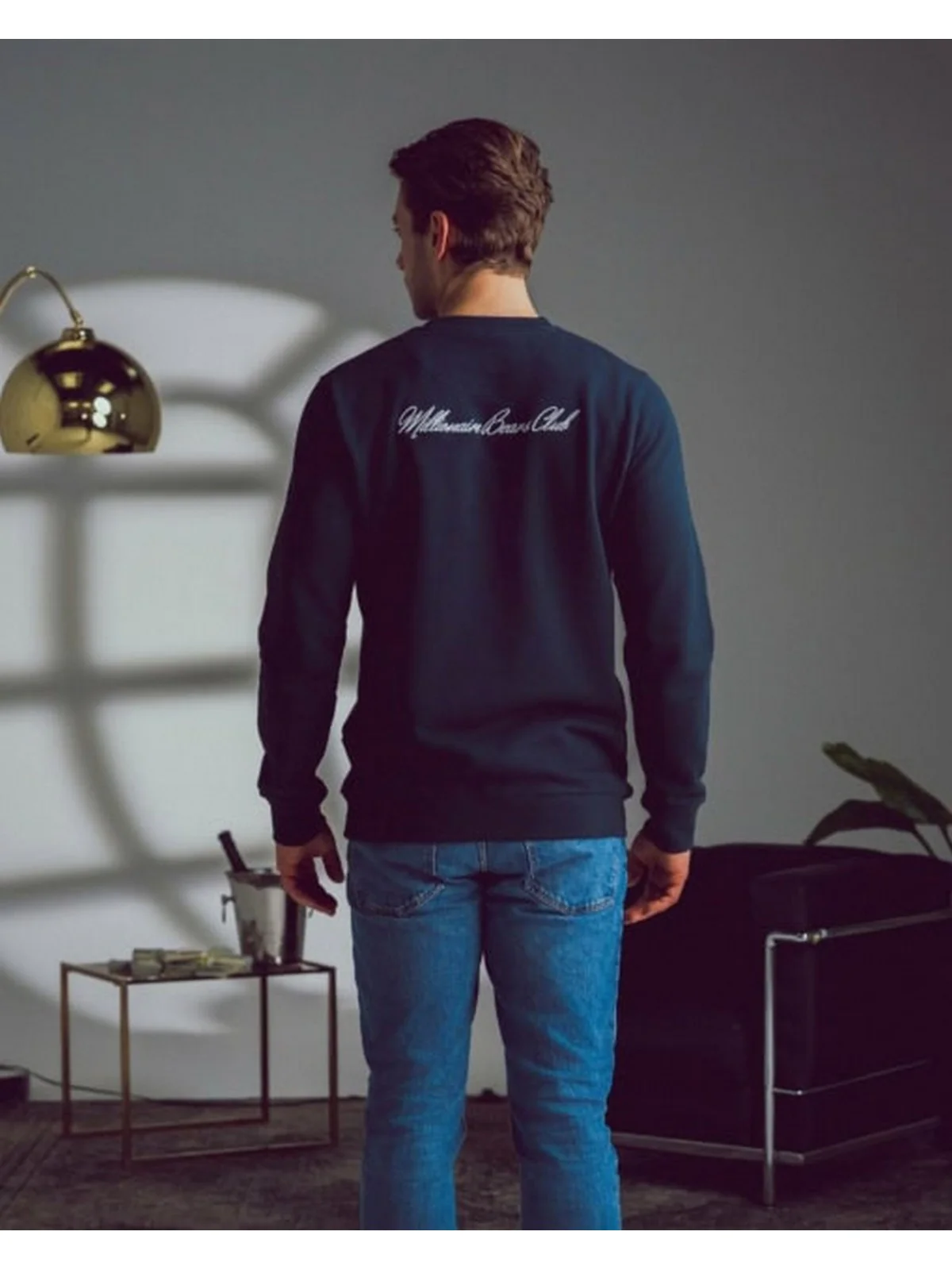 BARON FILOU Felpa Uomo  PULLOVER FILOU CV Blu - Image 3