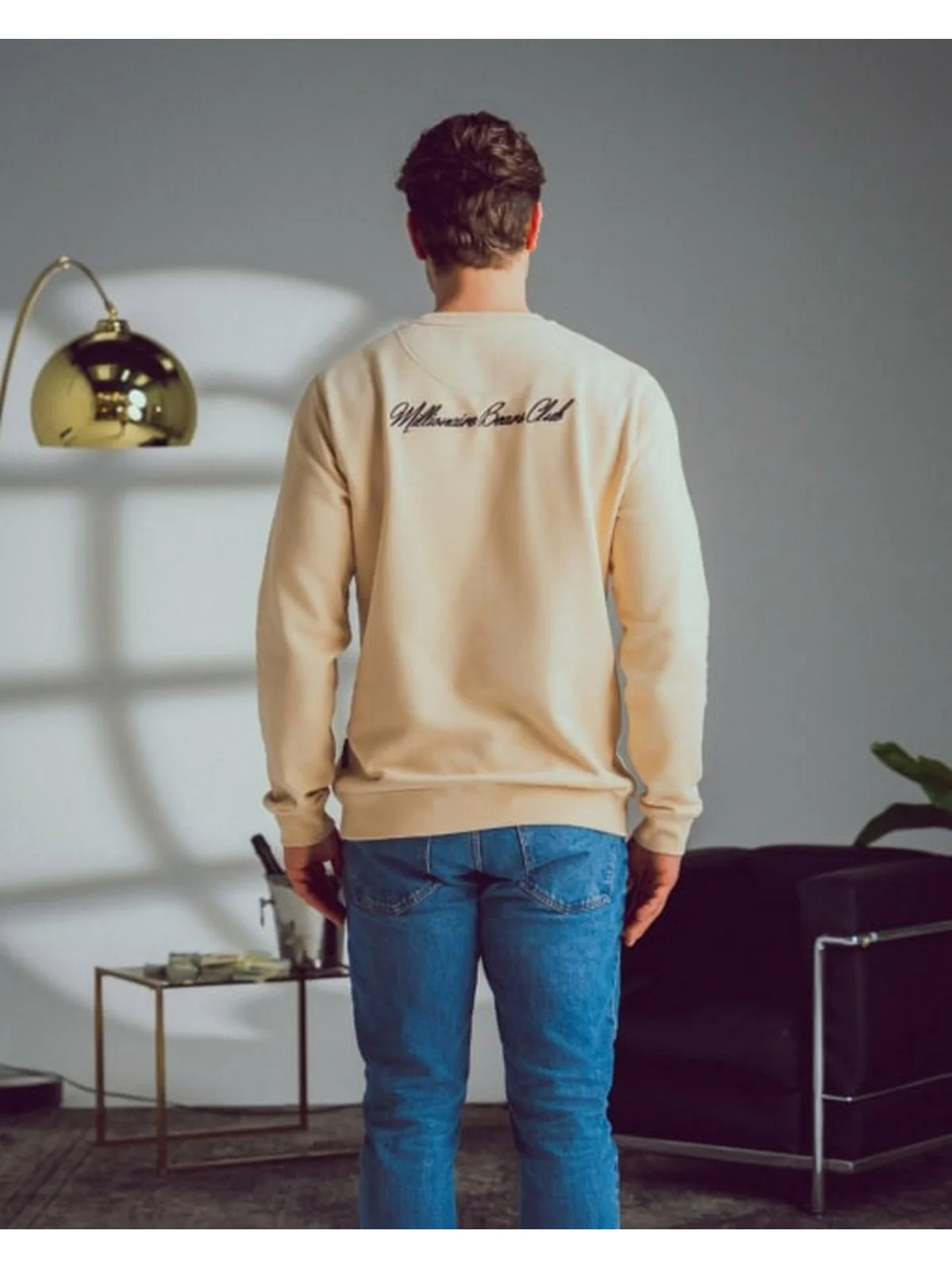 BARON FILOU Felpa Uomo  PULLOVER FILOU LXXXVIII Beige - Image 4