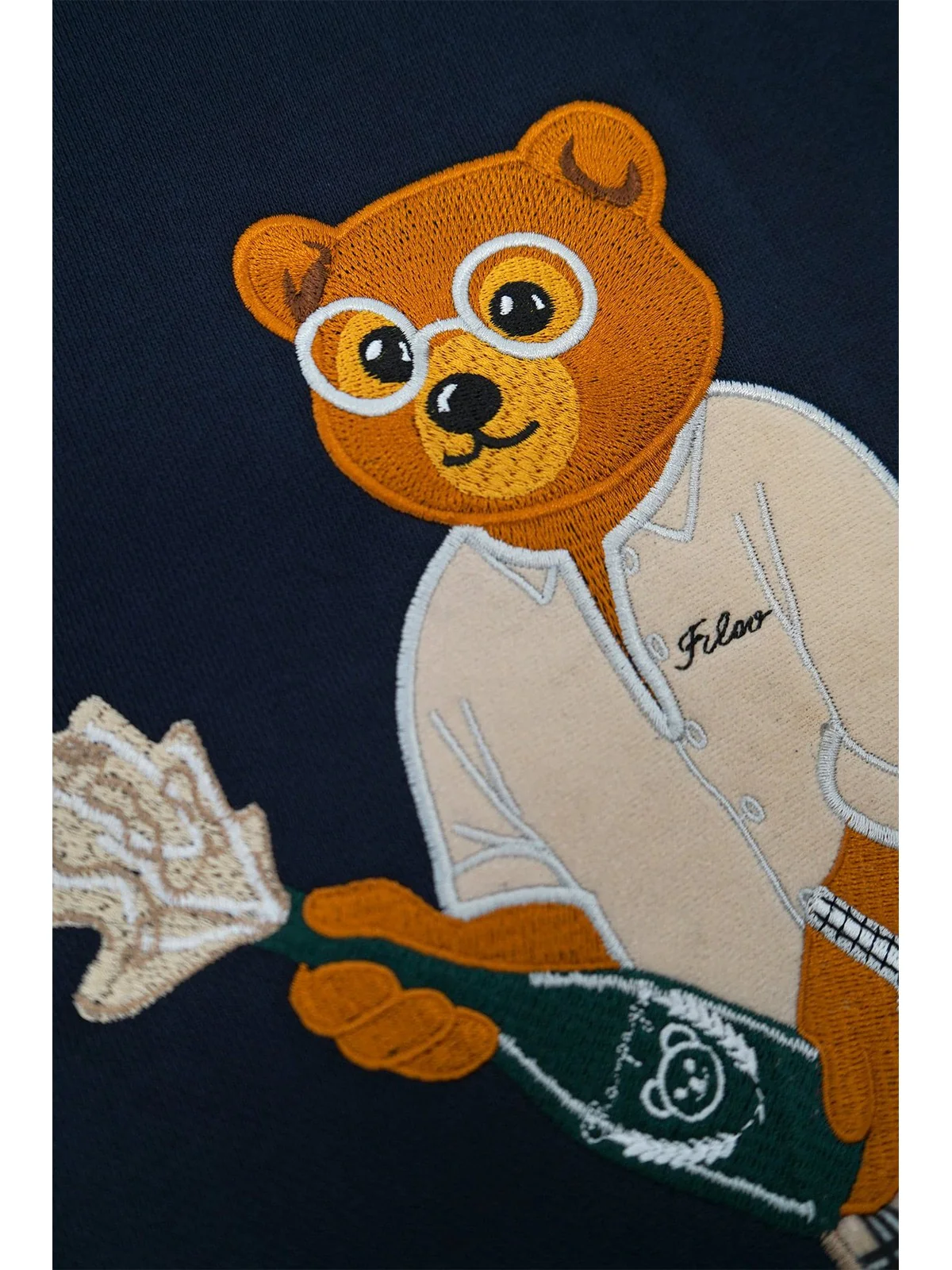 BARON FILOU T-shirt Uomo  T-SHIRT-EMB FILOU CXIV Blu - Image 2