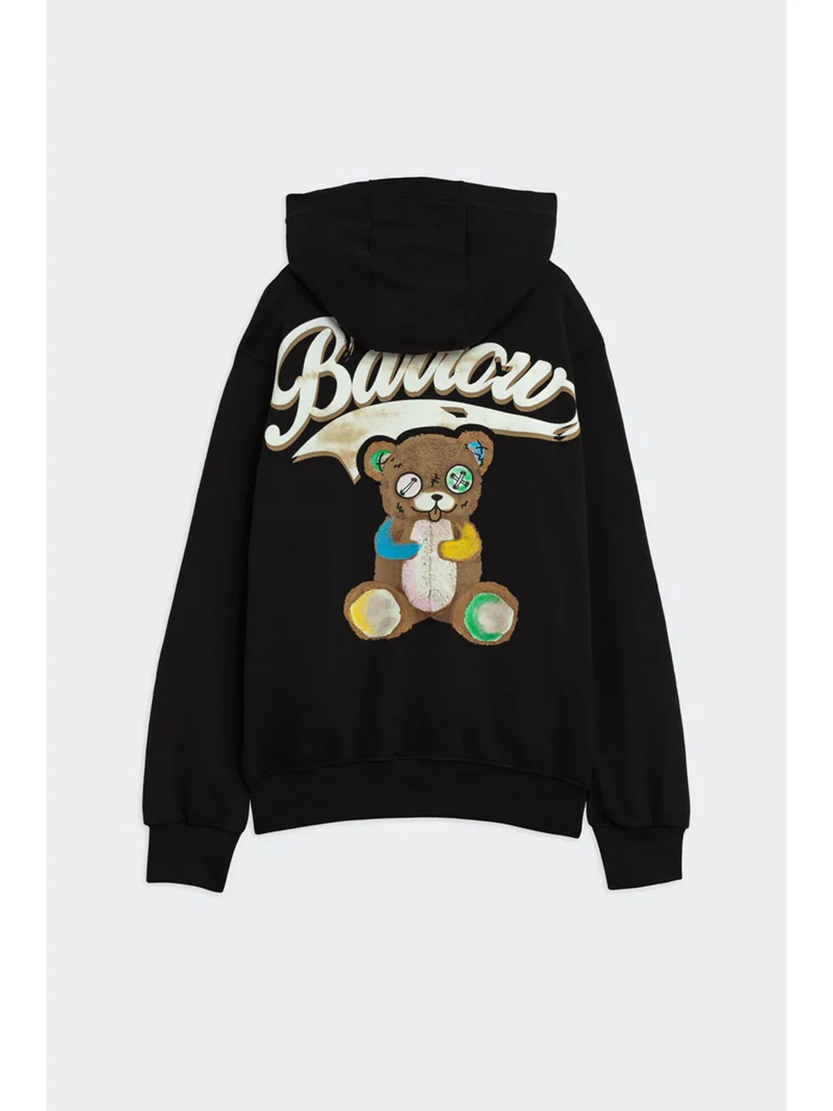 BARROW Felpa Uomo HOODIE UNISEX F4BWUAHS088 110 Nero - Image 2
