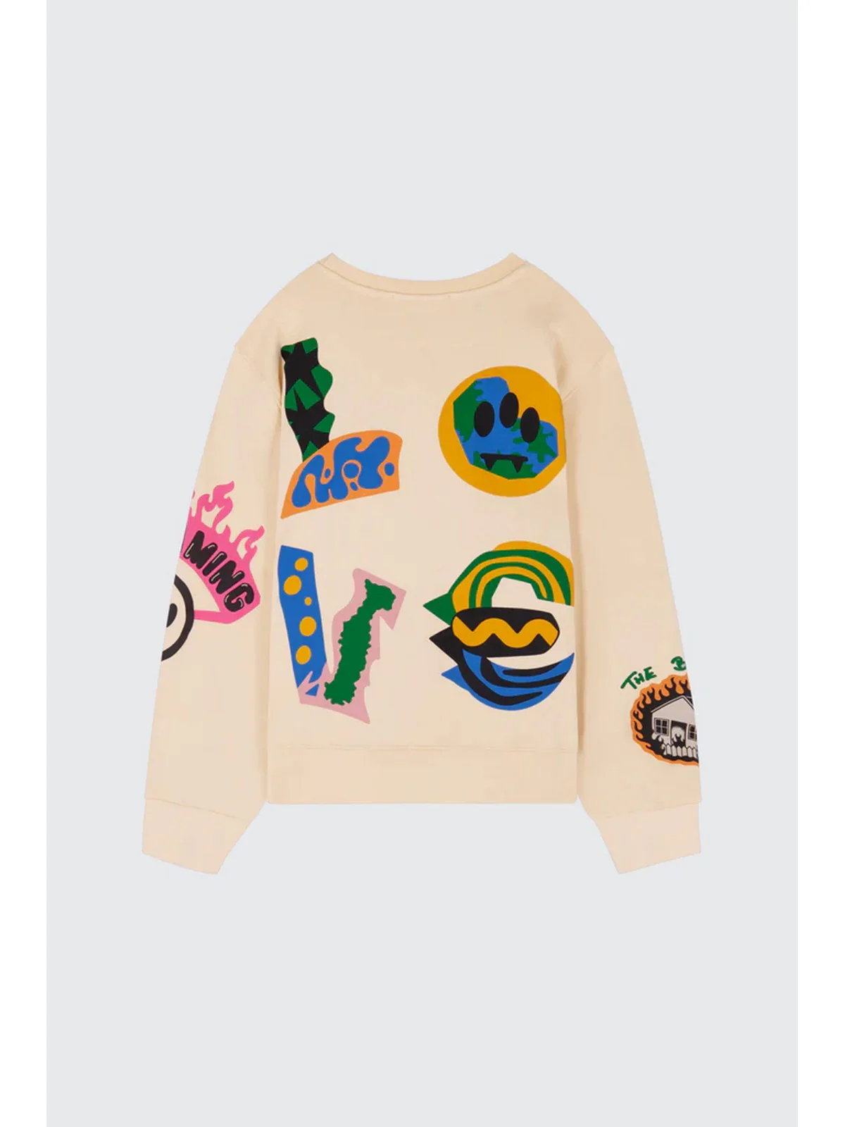 BARROW Felpa Uomo SWEATSHIRT UNISEX F4BWUASW083 092 Beige - Image 2