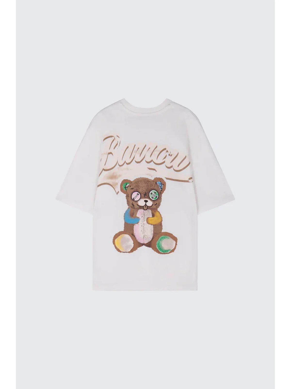 BARROW T-Shirt e Polo Uomo JERSEY T-SHIRT UNISEX F4BWUATH073 002 Bianco - Image 2