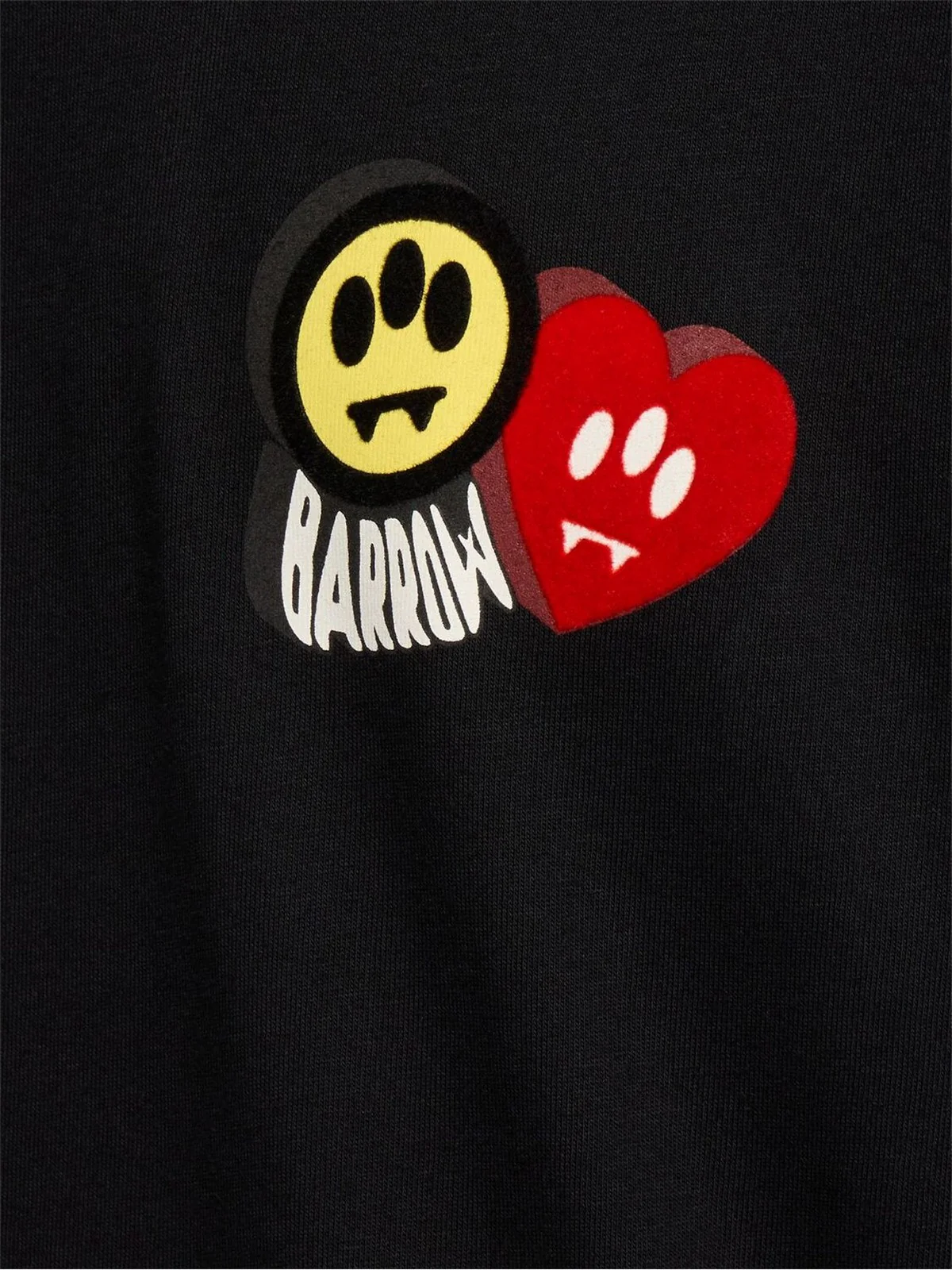 BARROW T-Shirt e Polo Uomo JERSEY T-SHIRT UNISEX F4BWUATH074 110 Nero - Image 3