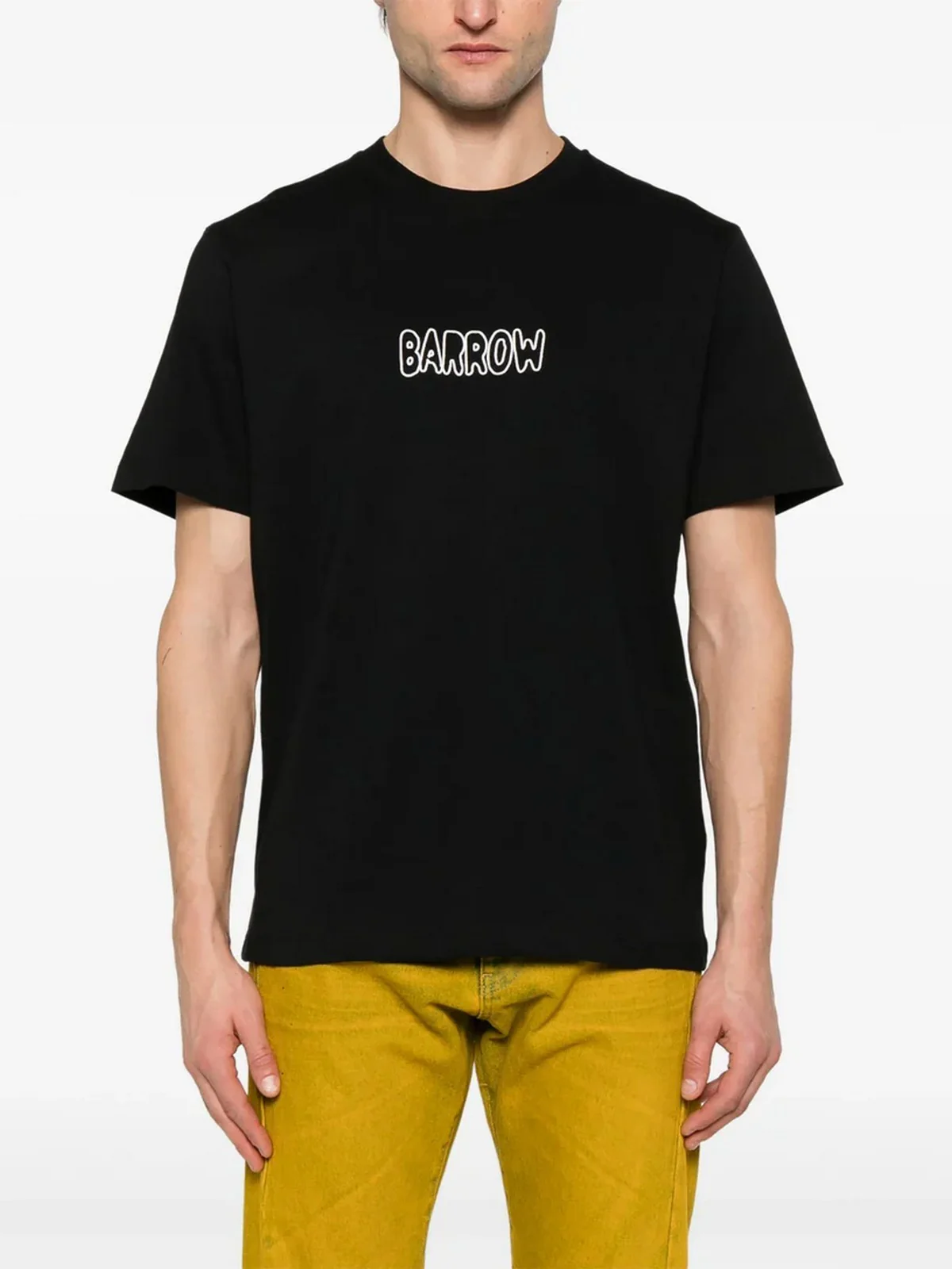 BARROW T-shirt Uomo  S5BWUATH053 110 Nero - Image 2