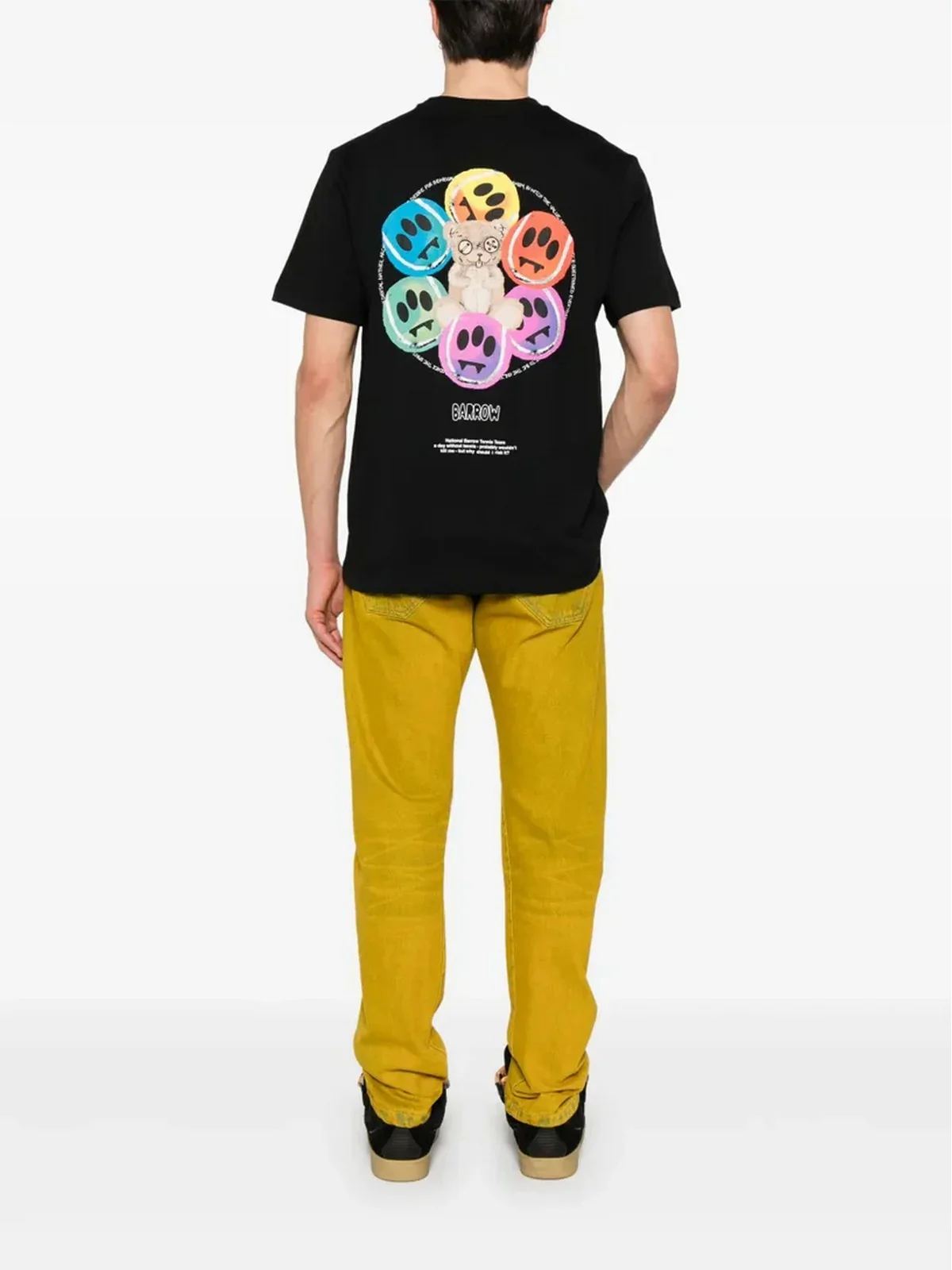 BARROW T-shirt Uomo  S5BWUATH053 110 Nero - Image 3