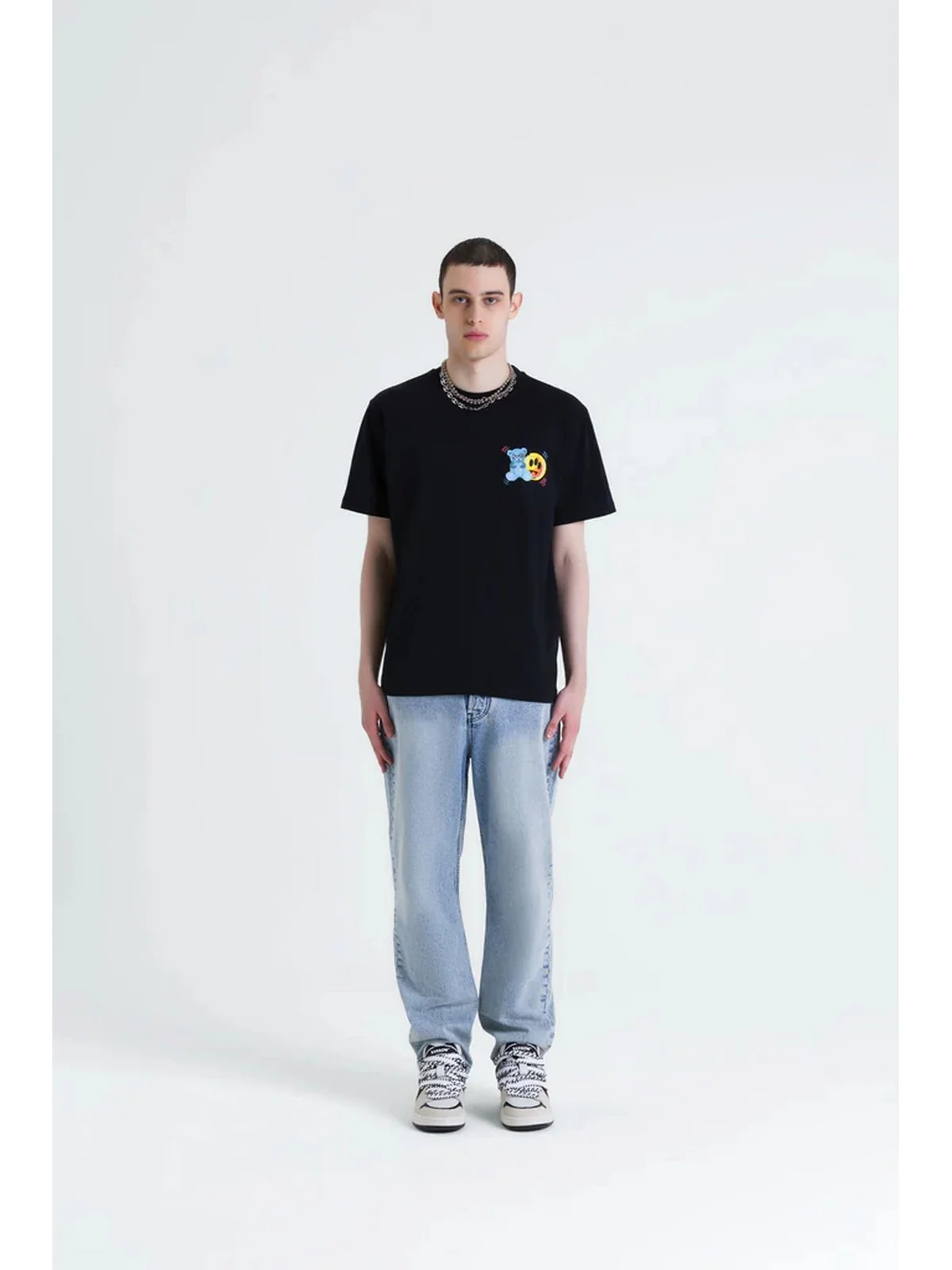 BARROW T-shirt Uomo  S5BWUATH058 110 Nero - Image 2