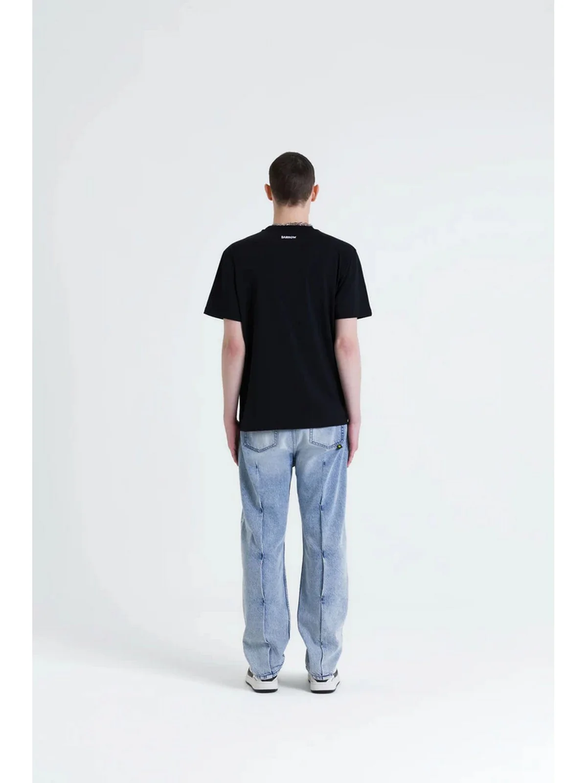 BARROW T-shirt Uomo  S5BWUATH058 110 Nero - Image 3