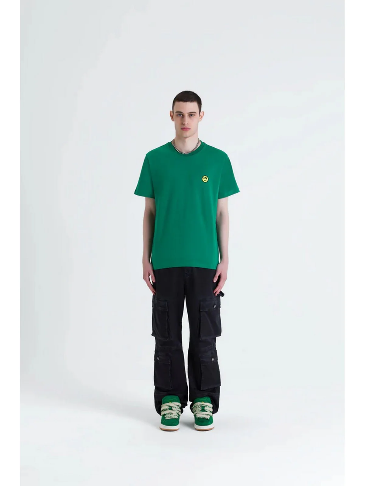 BARROW T-shirt Uomo  S5BWUATH087 BW030 Verde - Image 2