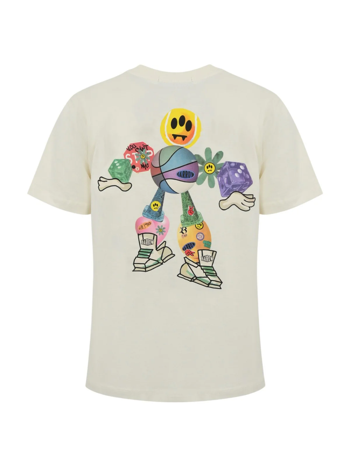 BARROW T-shirt Uomo  S5BWUATH147 002 Bianco - Image 2