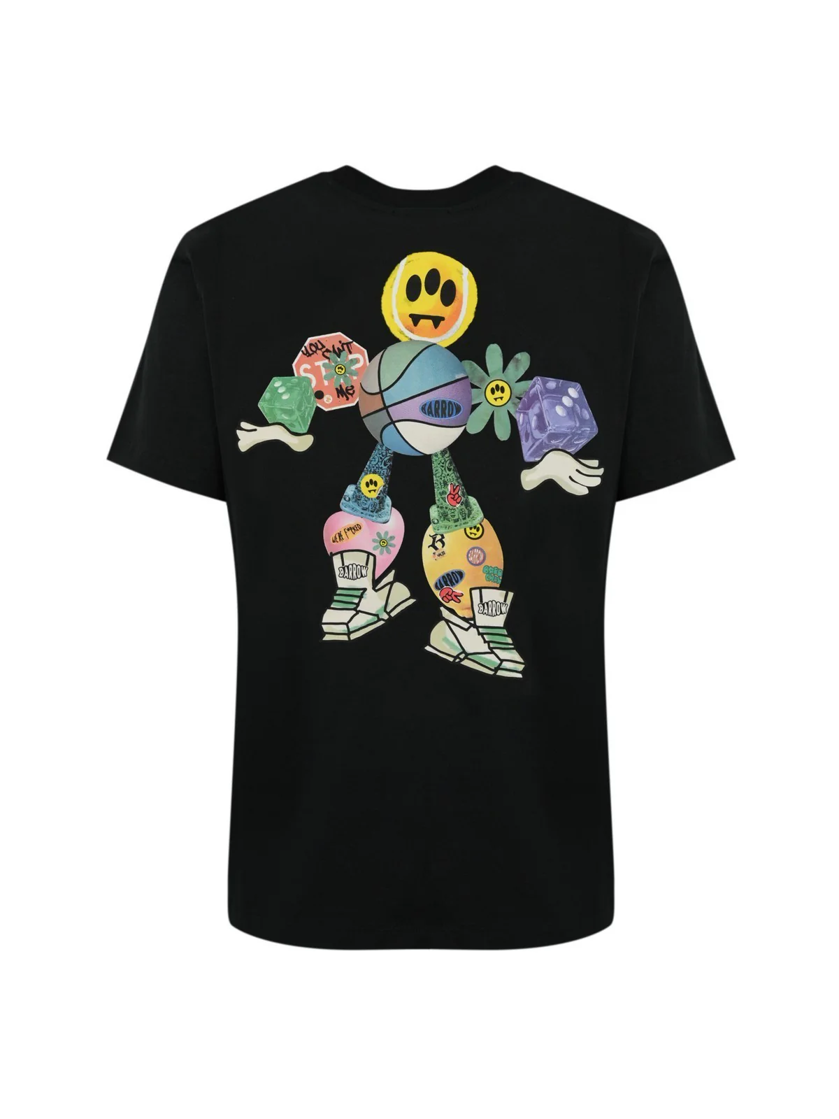 BARROW T-shirt Uomo  S5BWUATH147 110 Nero - Image 3