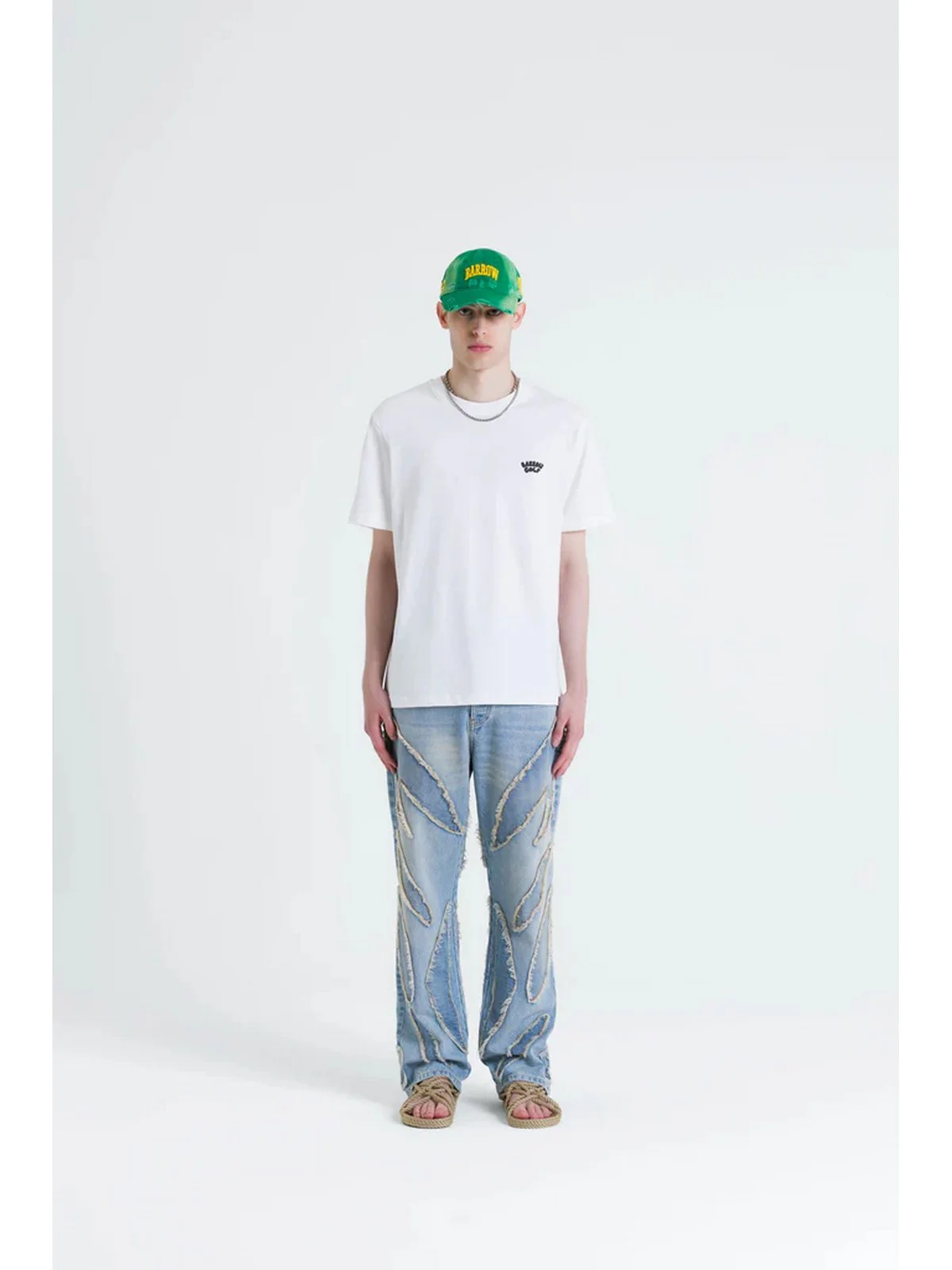 BARROW T-shirt Uomo  S5BWUATH149 002 Bianco - Image 3