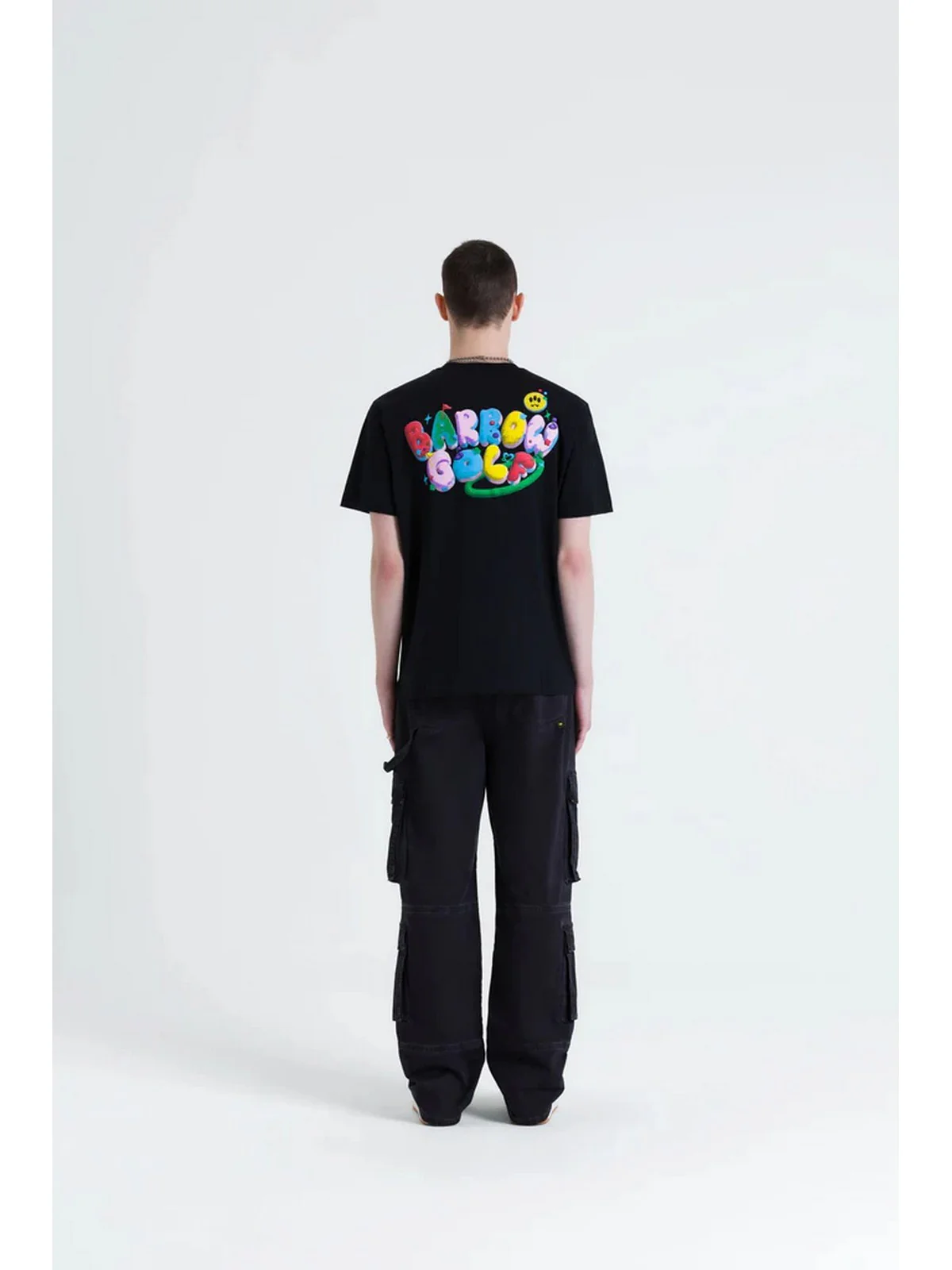 BARROW T-shirt Uomo  S5BWUATH149 110 Nero - Image 4