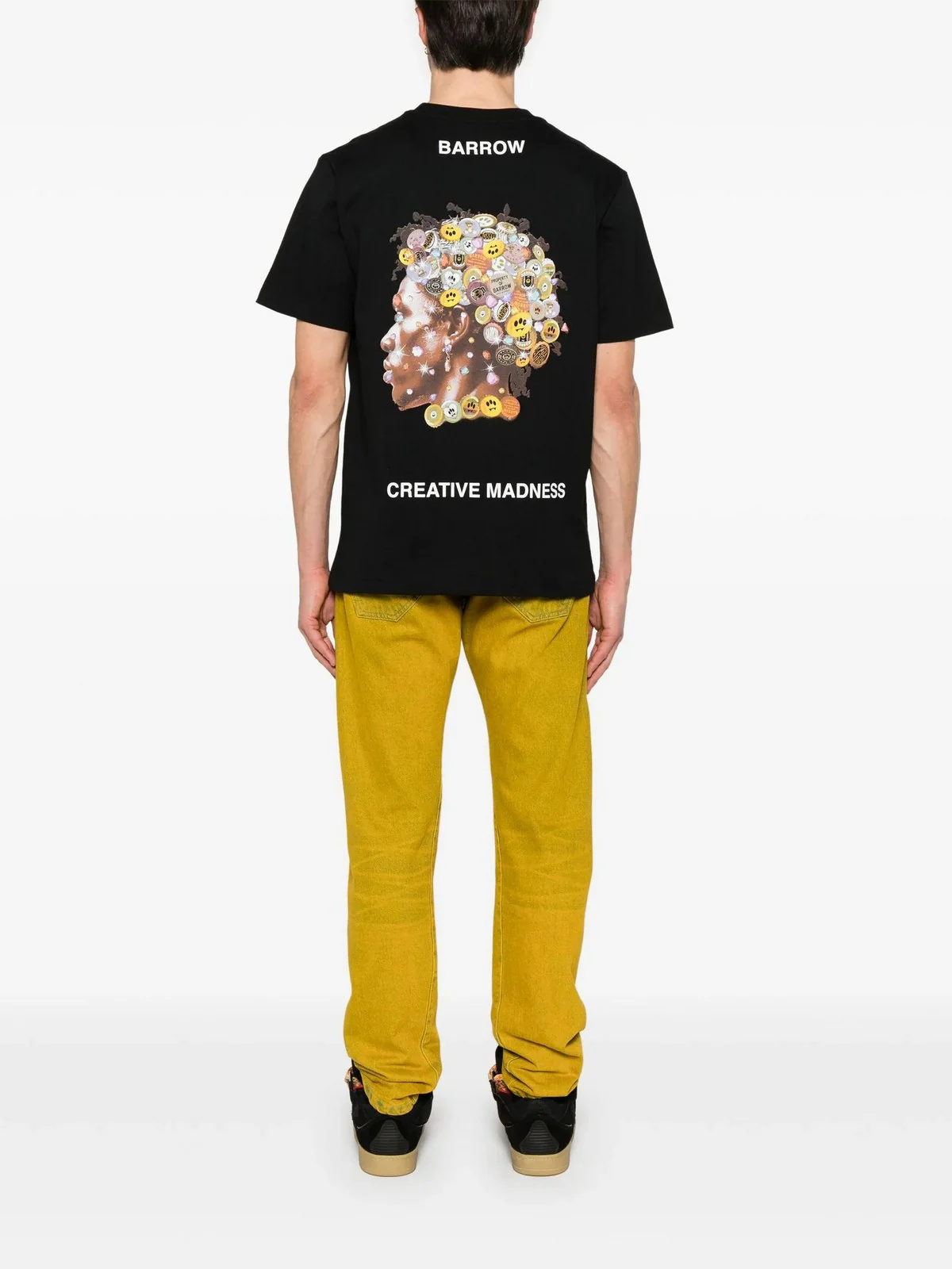 BARROW T-shirt Uomo  S5BWUATH157 110 Nero - Image 3